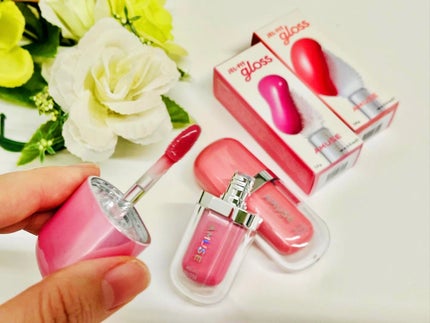 ジェルフィットグロス/AMUSE/リップグロスを使ったクチコミ(2枚目)