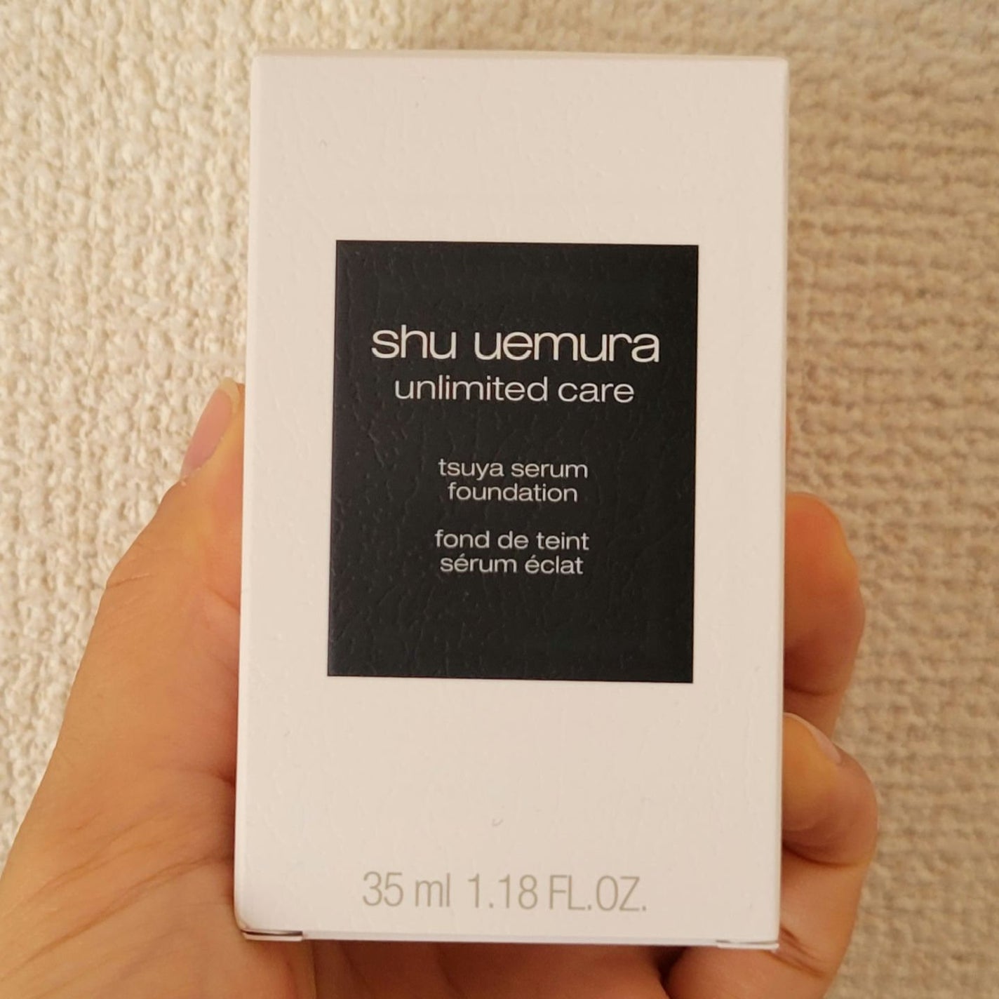 アンリミテッド ケア ツヤ セラム ファンデーション/shu uemura/リキッドファンデーションを使ったクチコミ(2枚目)