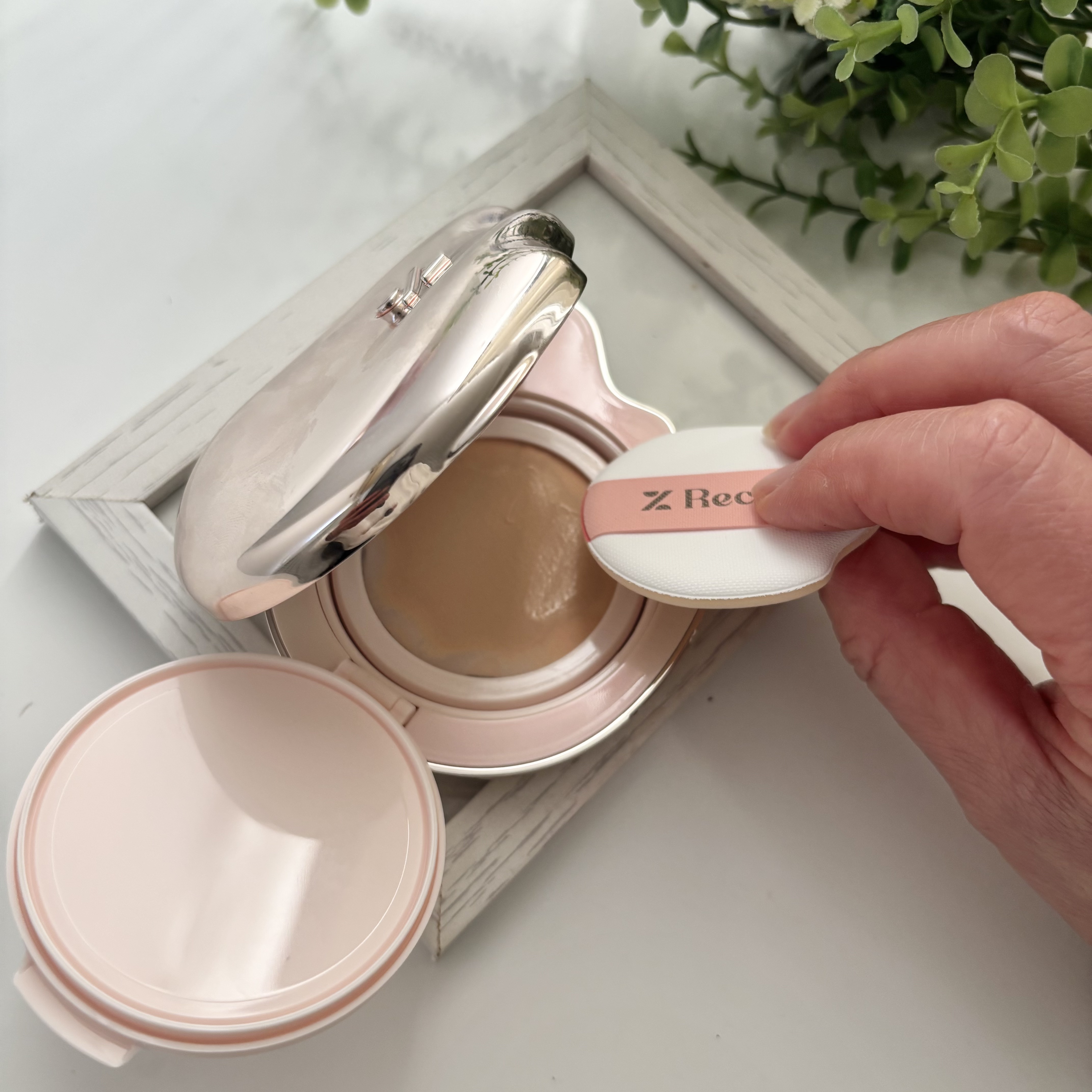 Xファイン サテンウェア メッシュクッション/%Recipe/クッションファンデーションを使ったクチコミ（2枚目）