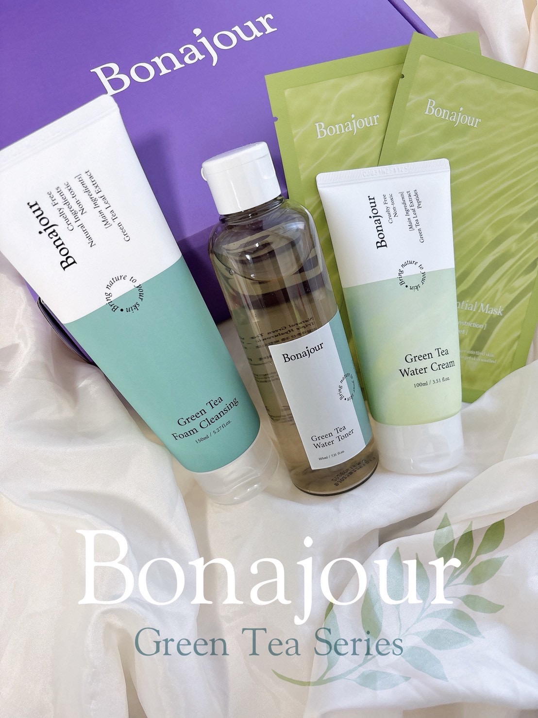グリーンティーウォーターボム/Bonajour/フェイスクリームを使ったクチコミ（1枚目）