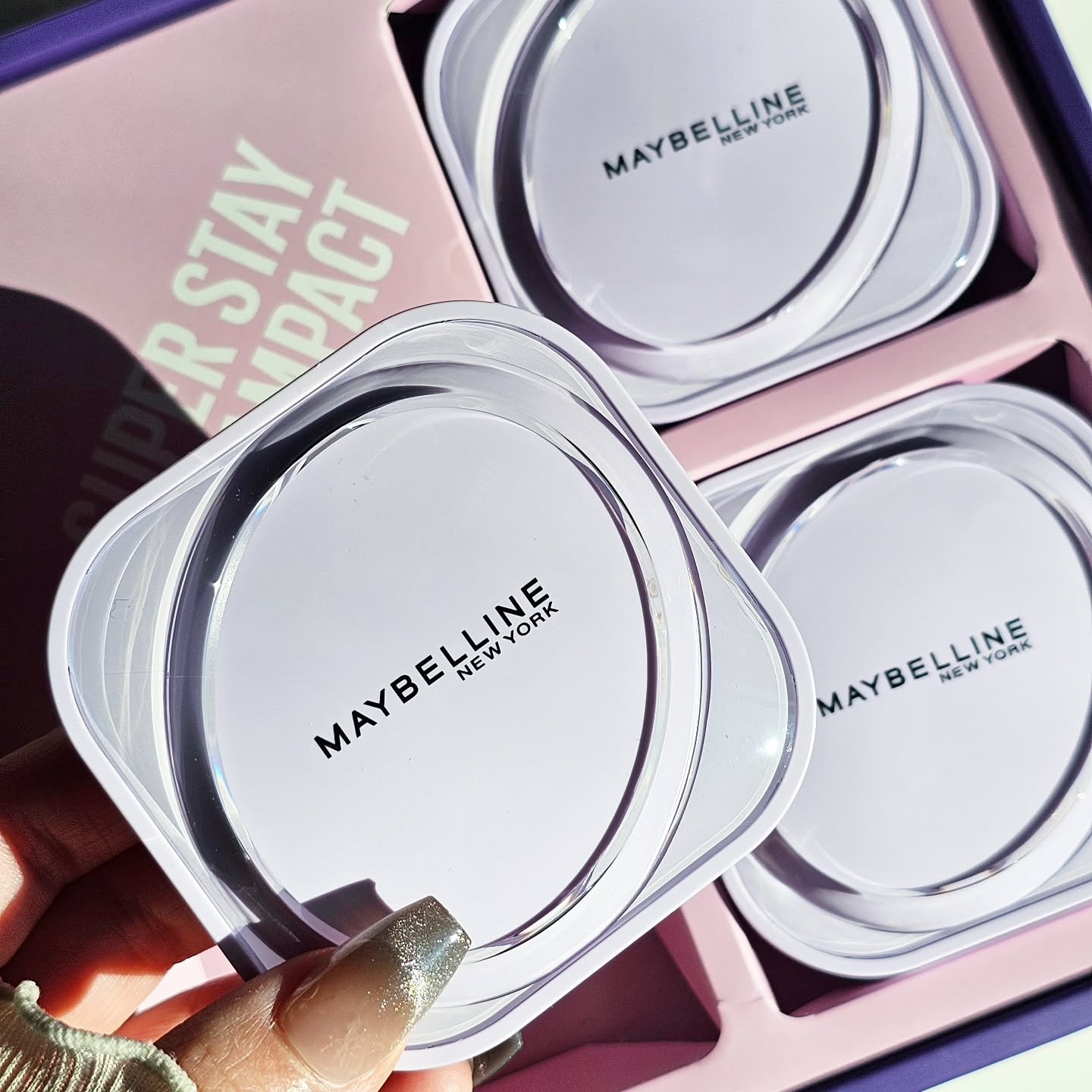 SPステイ クリームパクト ファンデーション/MAYBELLINE NEW YORK/クリーム・エマルジョンファンデーションを使ったクチコミ（1枚目）