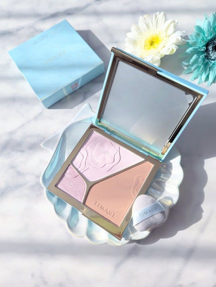 ハイライトシェーディングパレット/TIMAGE/パウダーハイライトを使ったクチコミ(1枚目)