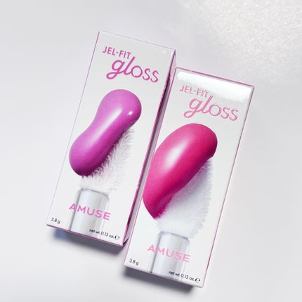 ジェルフィットグロス/AMUSE/リップグロスを使ったクチコミ(3枚目)