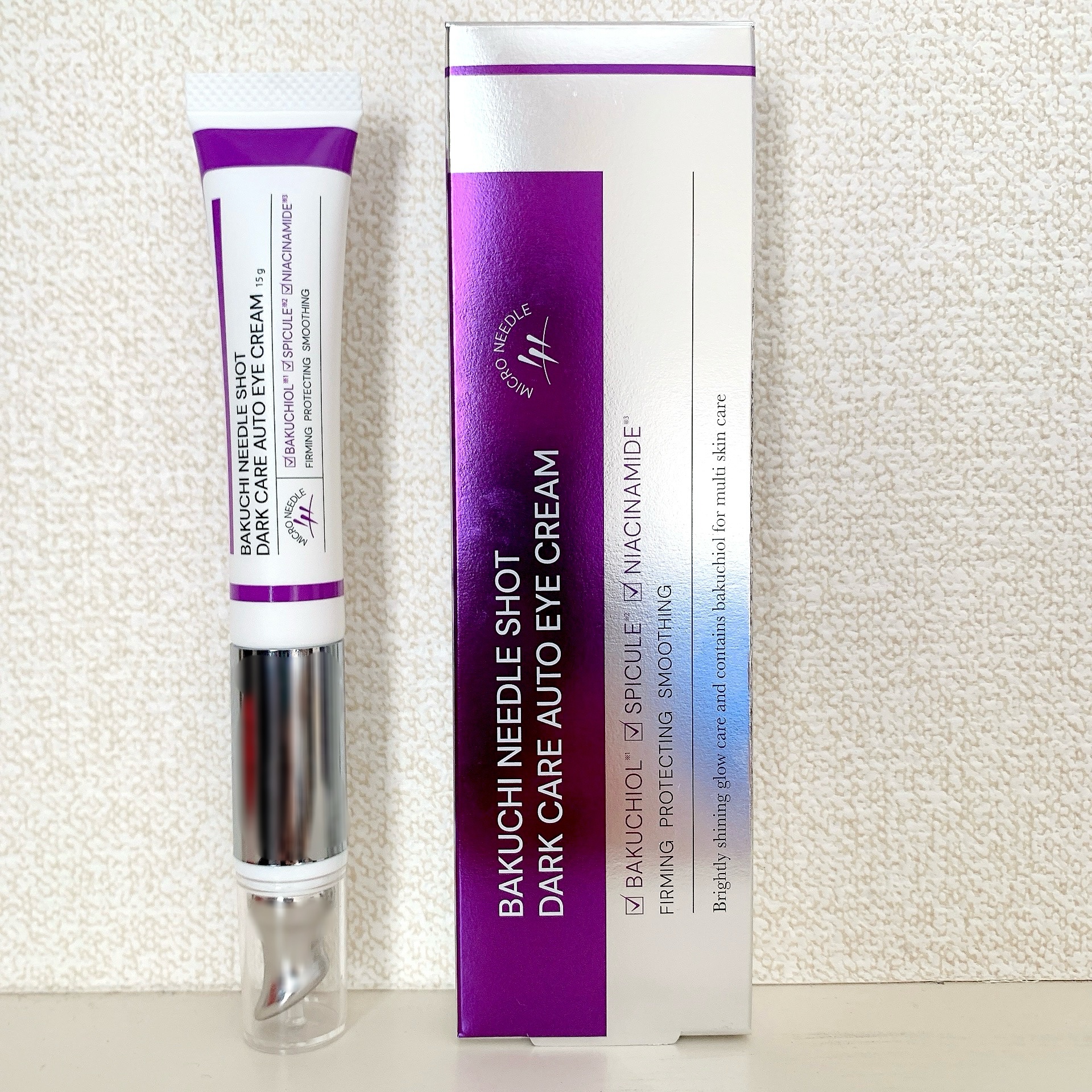 BAKUCHI NEEDLE SHOT DARK CARE AUTO EYE CREAM/LIALUSTER/アイケア・アイクリームを使ったクチコミ（1枚目）
