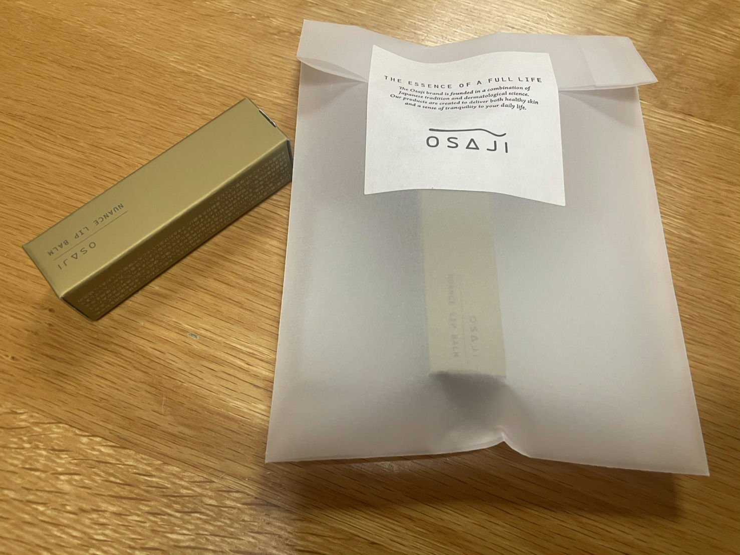 ニュアンス リップバーム/OSAJI/口紅を使ったクチコミ（1枚目）