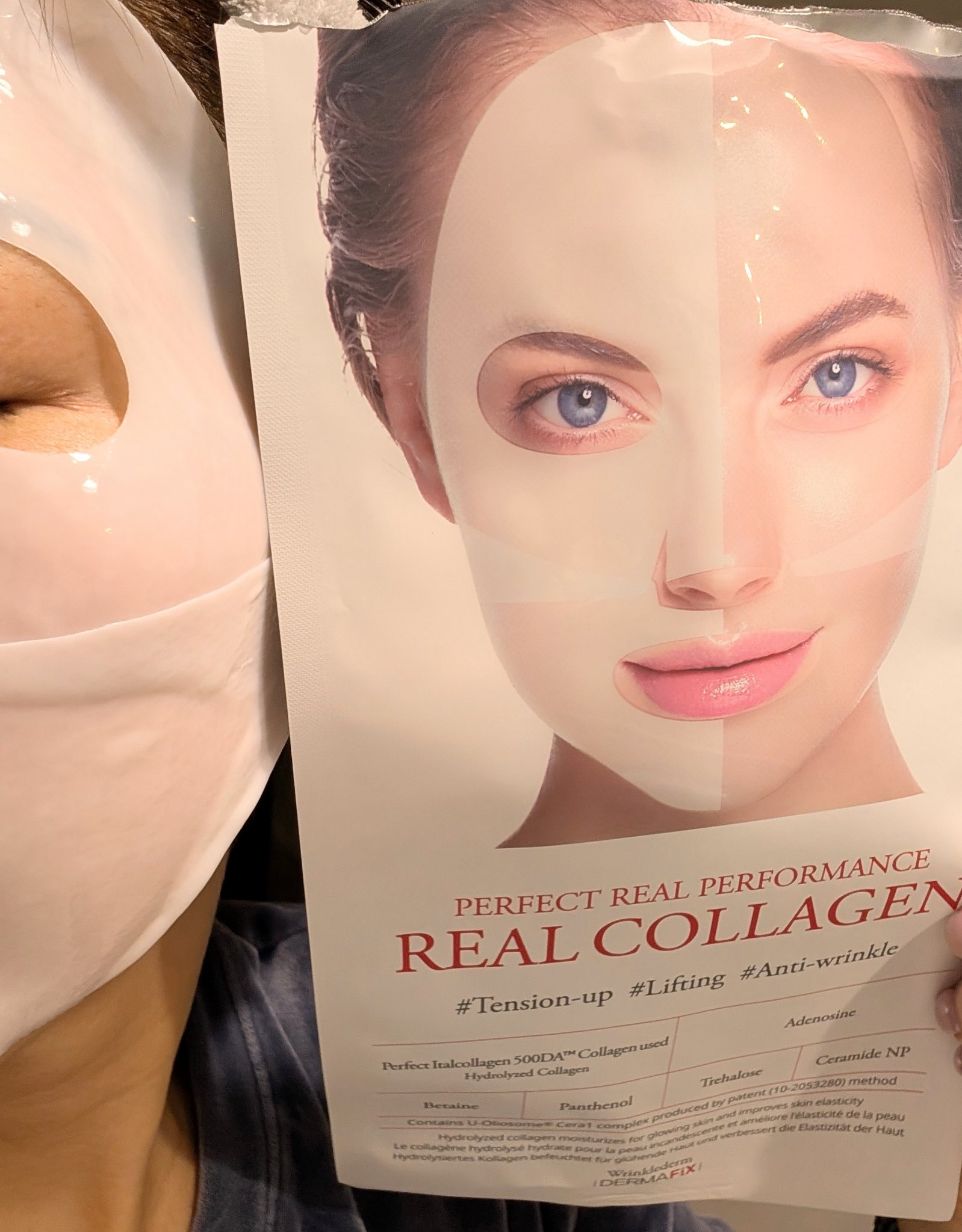 パーフェクト リアル パフォーマンス コラーゲンマスクパック /ダーマフィックス/シートマスク・パックを使ったクチコミ（3枚目）