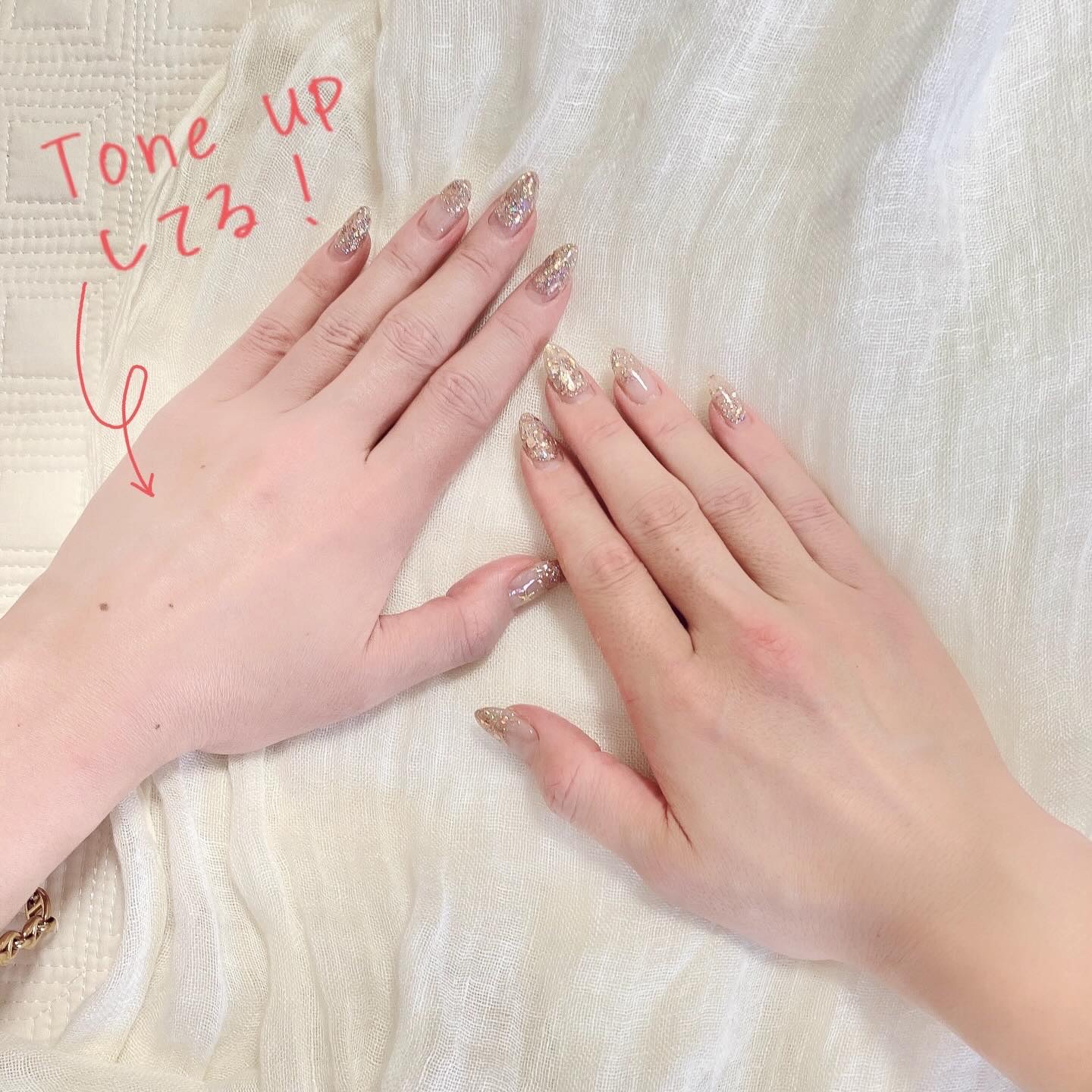 クリーンティーツリーリポソームトーンアップサンクリーム（グリーン）/ダルバ/日焼け止めクリームを使ったクチコミ（3枚目）