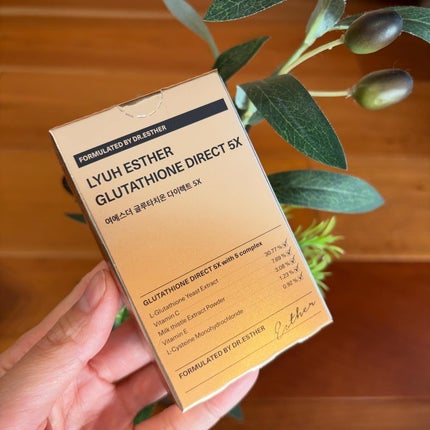 ヨエスターグルタチオンダイレクト5X/ESTHER FORMULA/美容サプリメントを使ったクチコミ(1枚目)