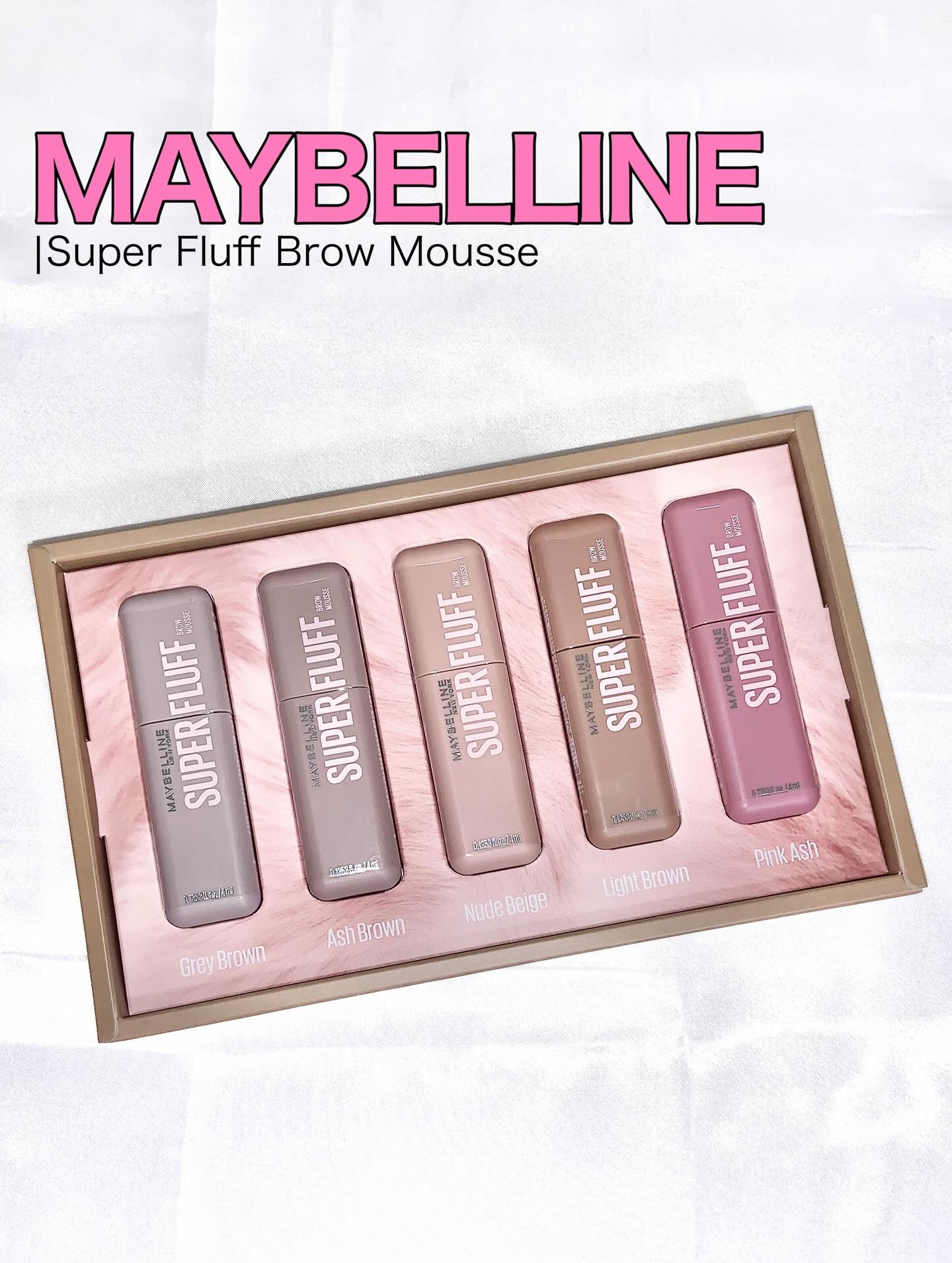 ＳＰ フラッフ ブロウ ムース/MAYBELLINE NEW YORK/眉マスカラを使ったクチコミ（1枚目）