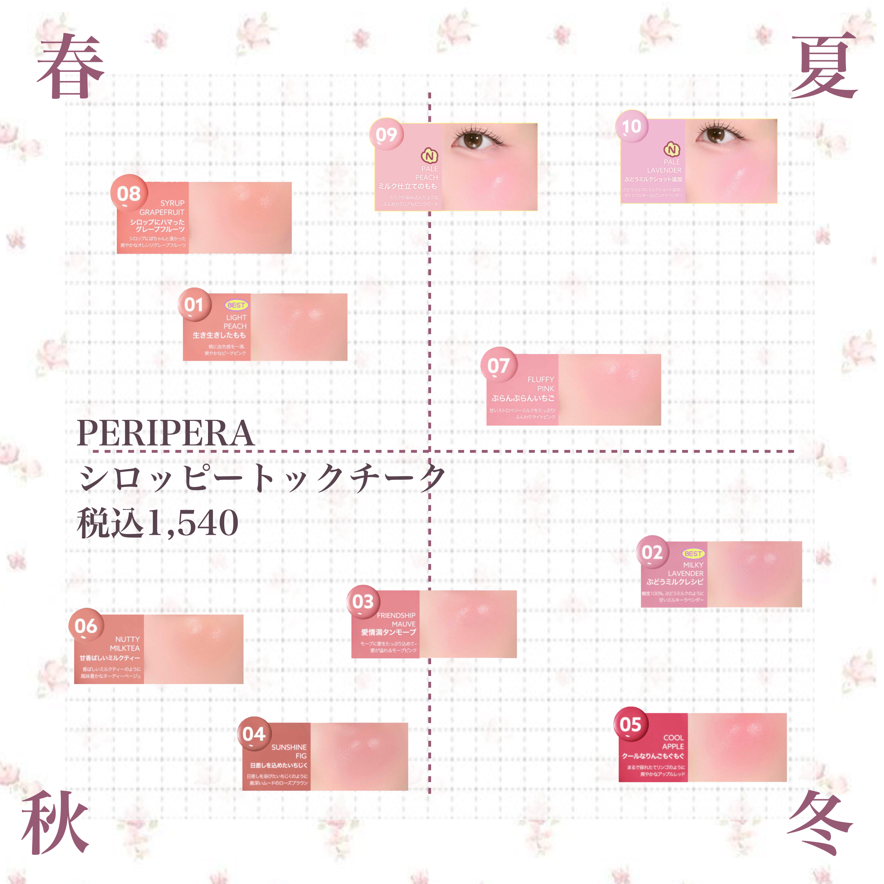 ペリペラ シロッピー トック チーク/PERIPERA/リキッドチークを使ったクチコミ（1枚目）