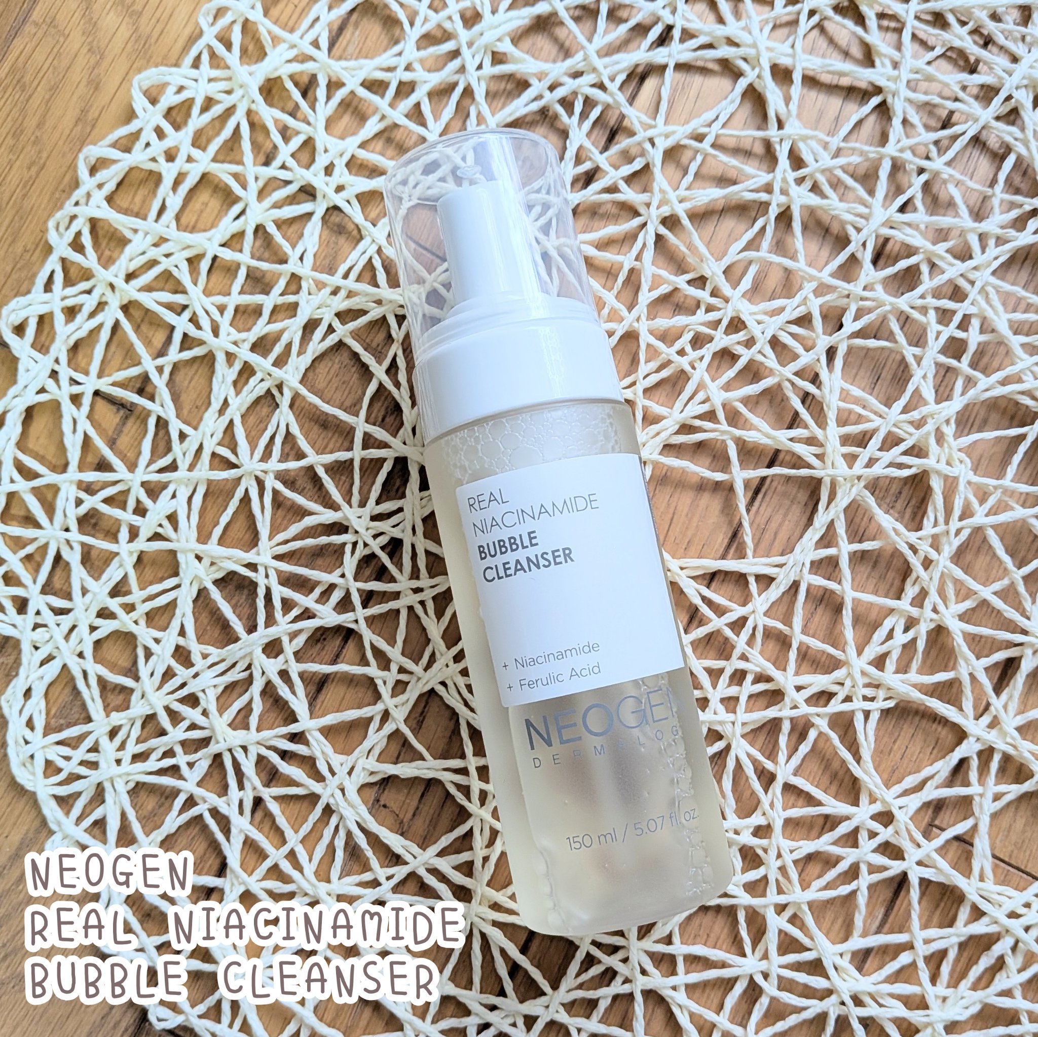 NEOGEN リアルナイアシンアミドバブルクレンザーのクチコミ「【NEOGEN】
REAL NIACINAMIDE BUBBLE CLEANSER

NEOG.....」（1枚目）