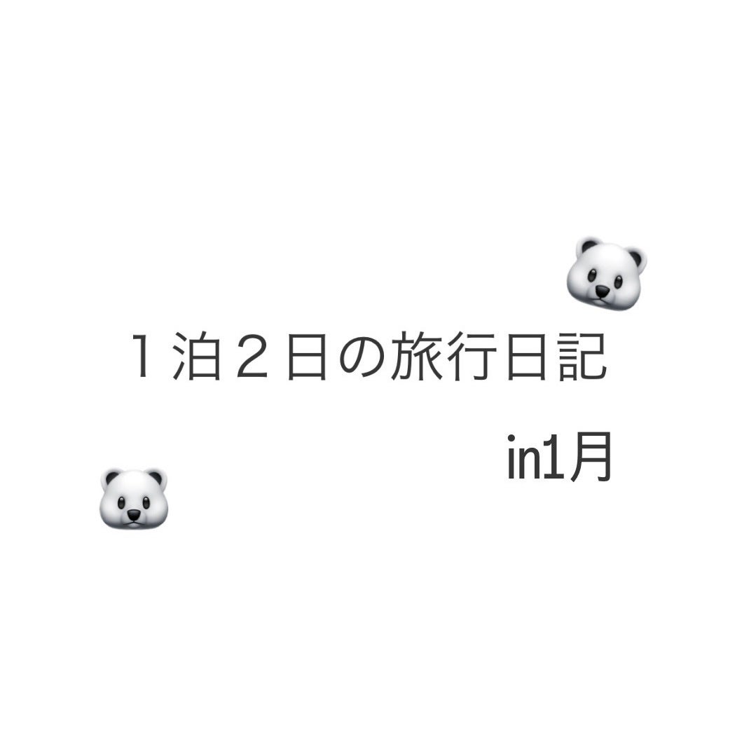 M_ on LIPS 「1泊2日の旅行日記in1月/ライブ行きました〜!キャリーケース..」(1枚目)