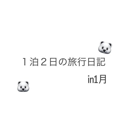 M_ on LIPS 「1泊2日の旅行日記in1月/ライブ行きました〜!キャリーケース..」(1枚目)