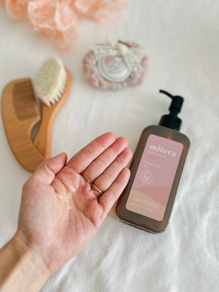 mitera organics フェミニンンオイル 微香性 - リラックスベルガモットの香り -/mitera organics/デリケートゾーンケアを使ったクチコミ(3枚目)