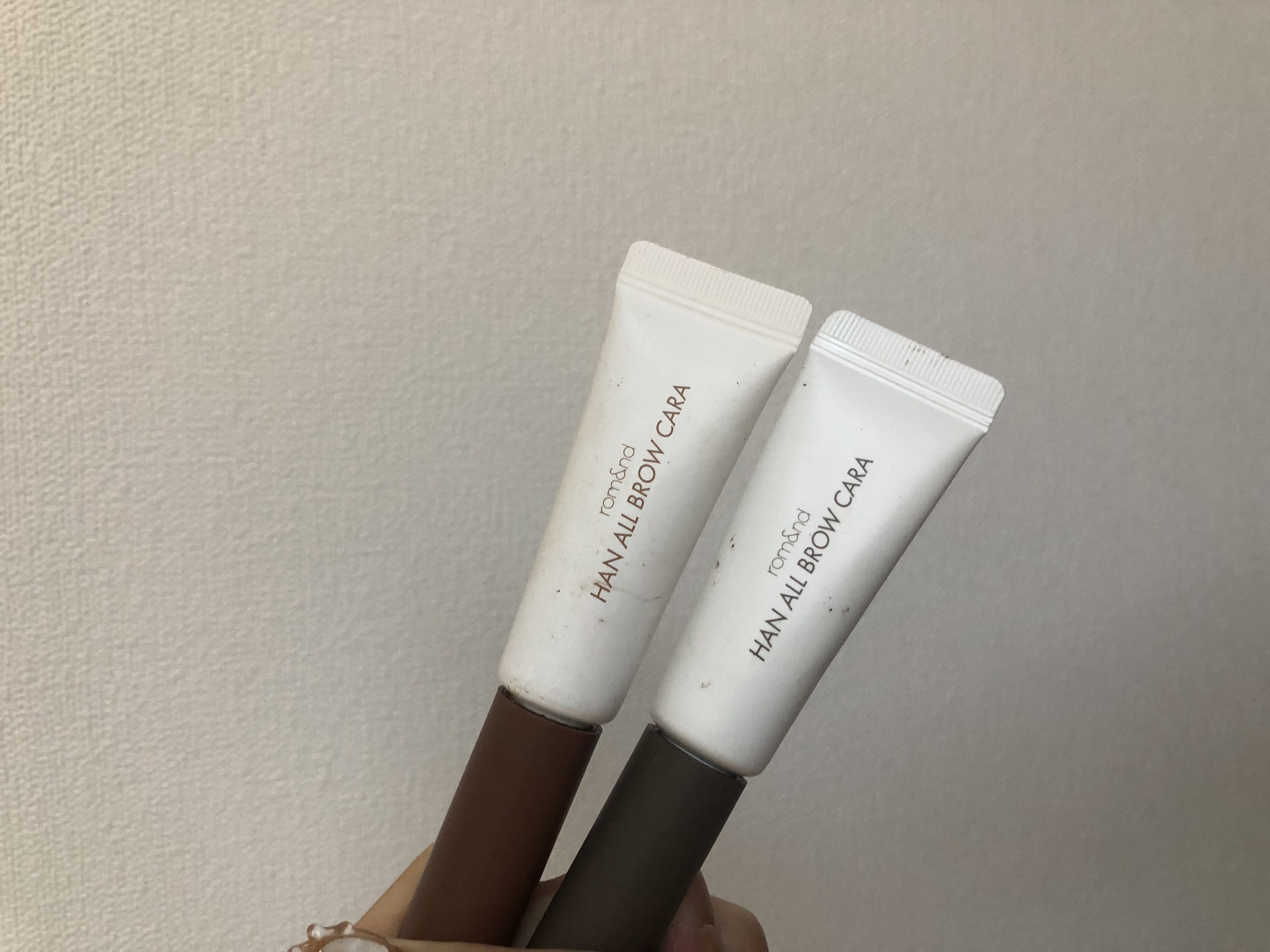 ハンオールブロウカラ/rom&nd/眉マスカラを使ったクチコミ（1枚目）