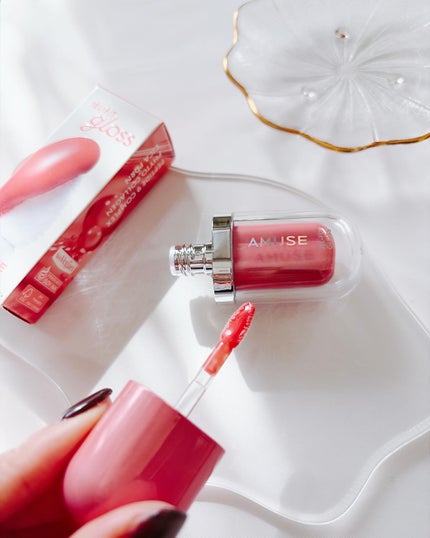 ジェルフィットグロス/AMUSE/リップグロスを使ったクチコミ(3枚目)