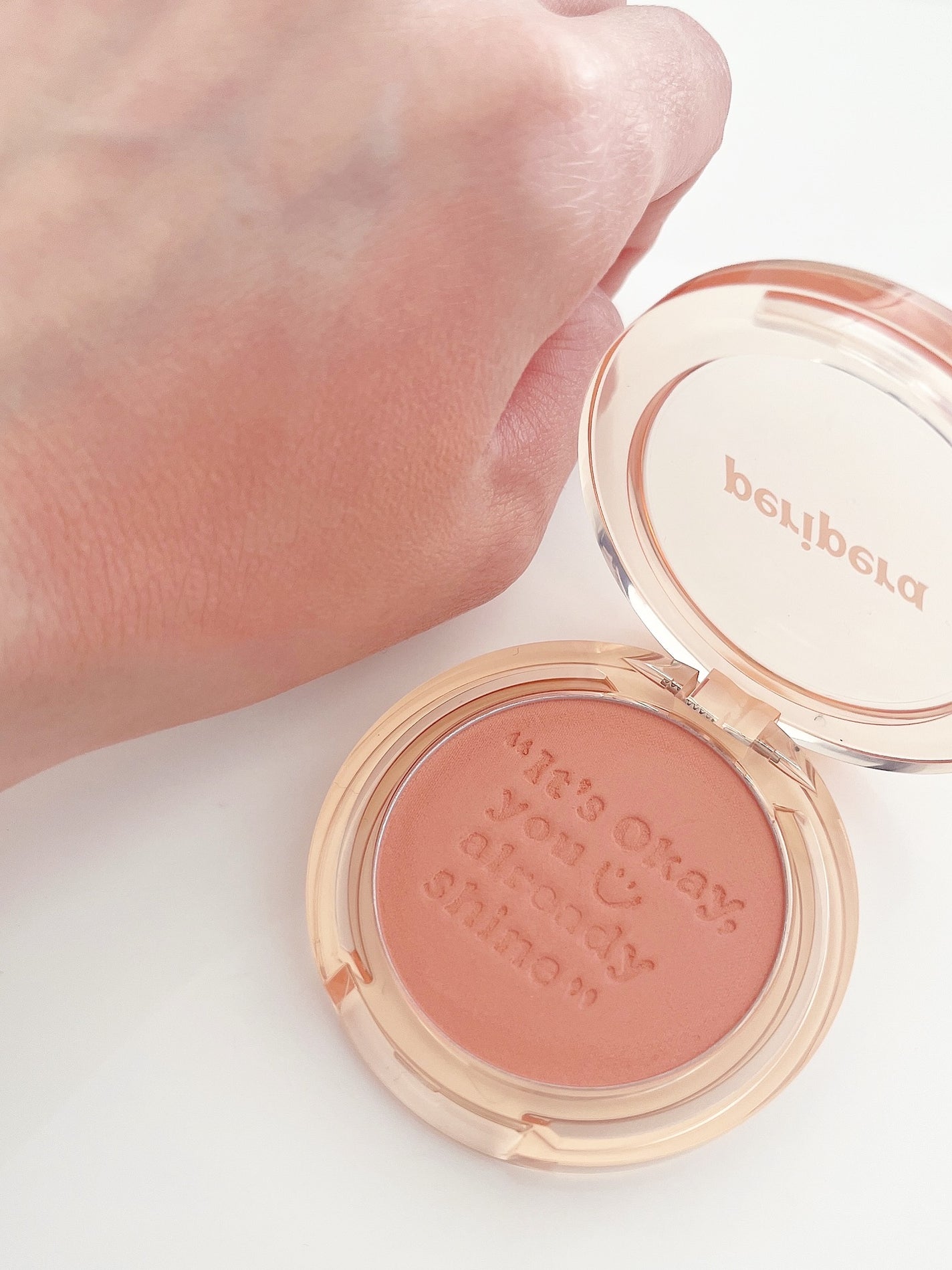 ピュア ブラッシュド サンシャイン チーク/PERIPERA/パウダーチークを使ったクチコミ(4枚目)