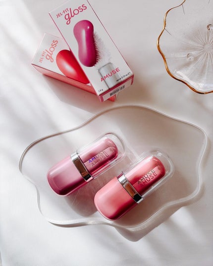 ジェルフィットグロス/AMUSE/リップグロスを使ったクチコミ(1枚目)