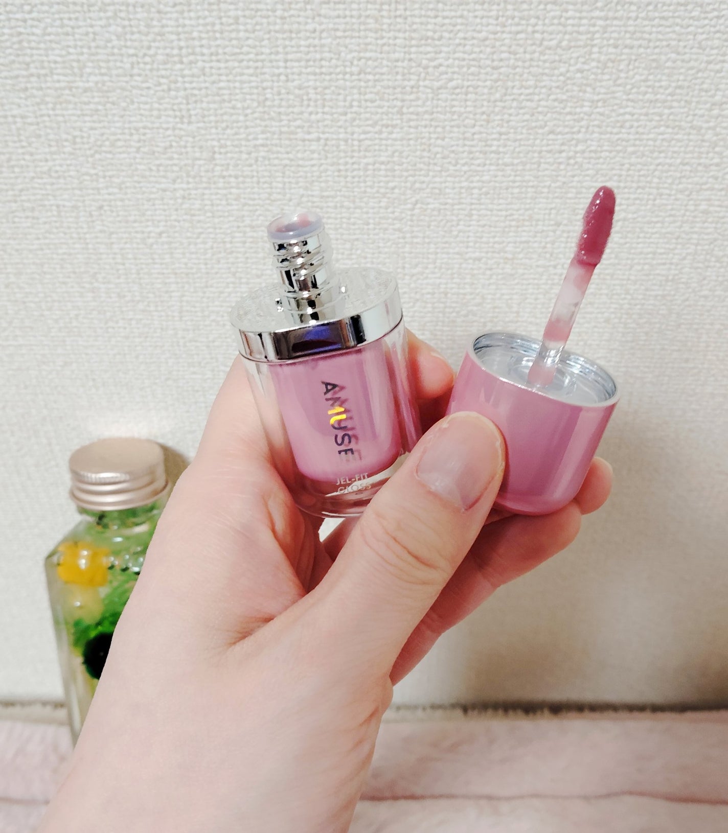 ジェルフィットグロス/AMUSE/リップグロスを使ったクチコミ(3枚目)