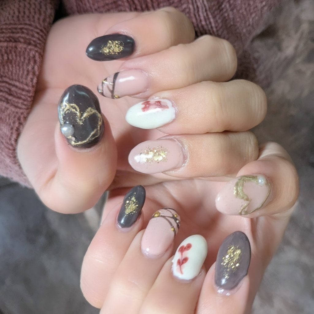 ジェルネイル(ライト対応)/セリア/ジェルネイルを使ったクチコミ(1枚目)