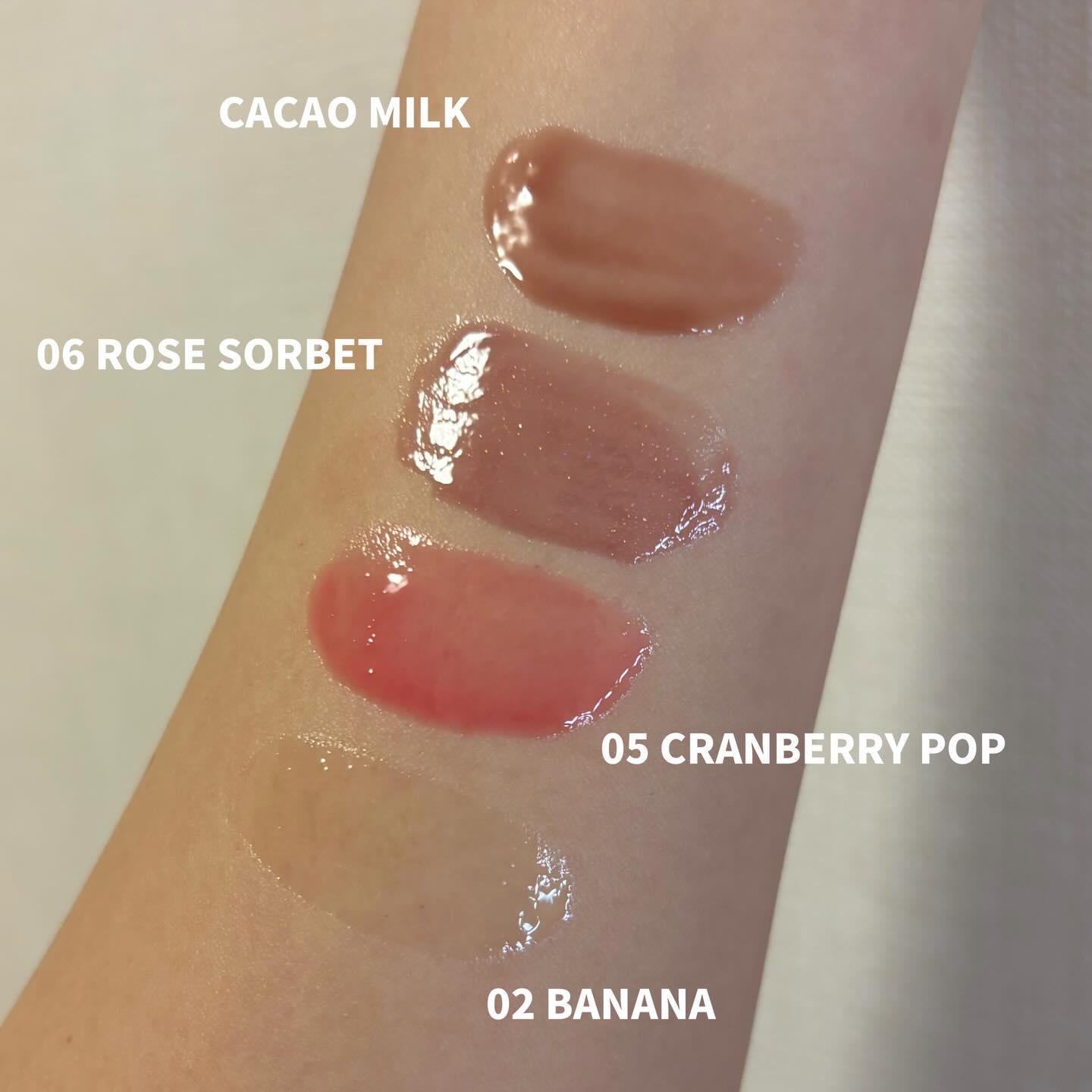 バナナリップオイル/AMUSE/リップオイルを使ったクチコミ（3枚目）