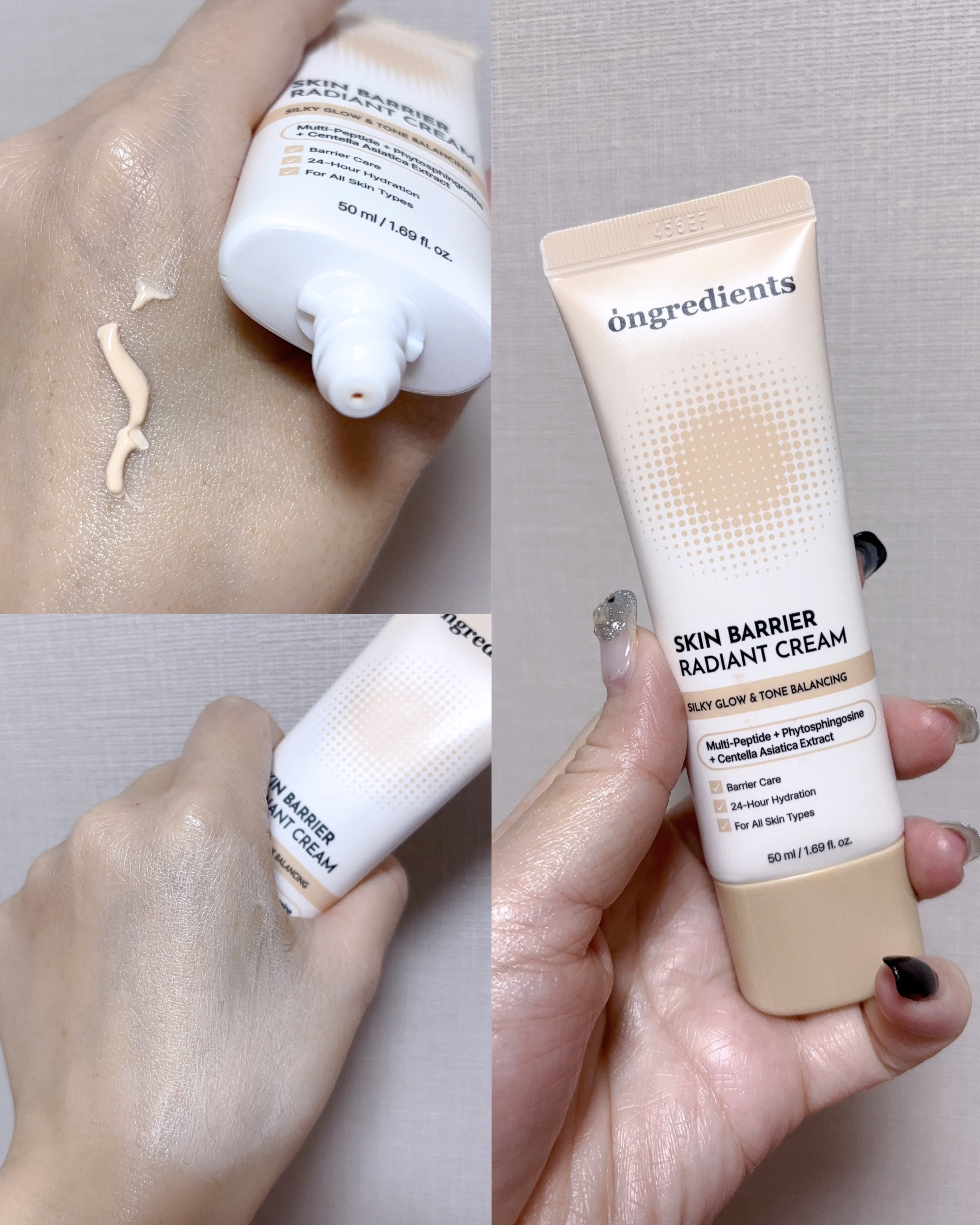 オングリディエンツ スキンバリアカーミングローション EX/Ongredients/乳液を使ったクチコミ（3枚目）