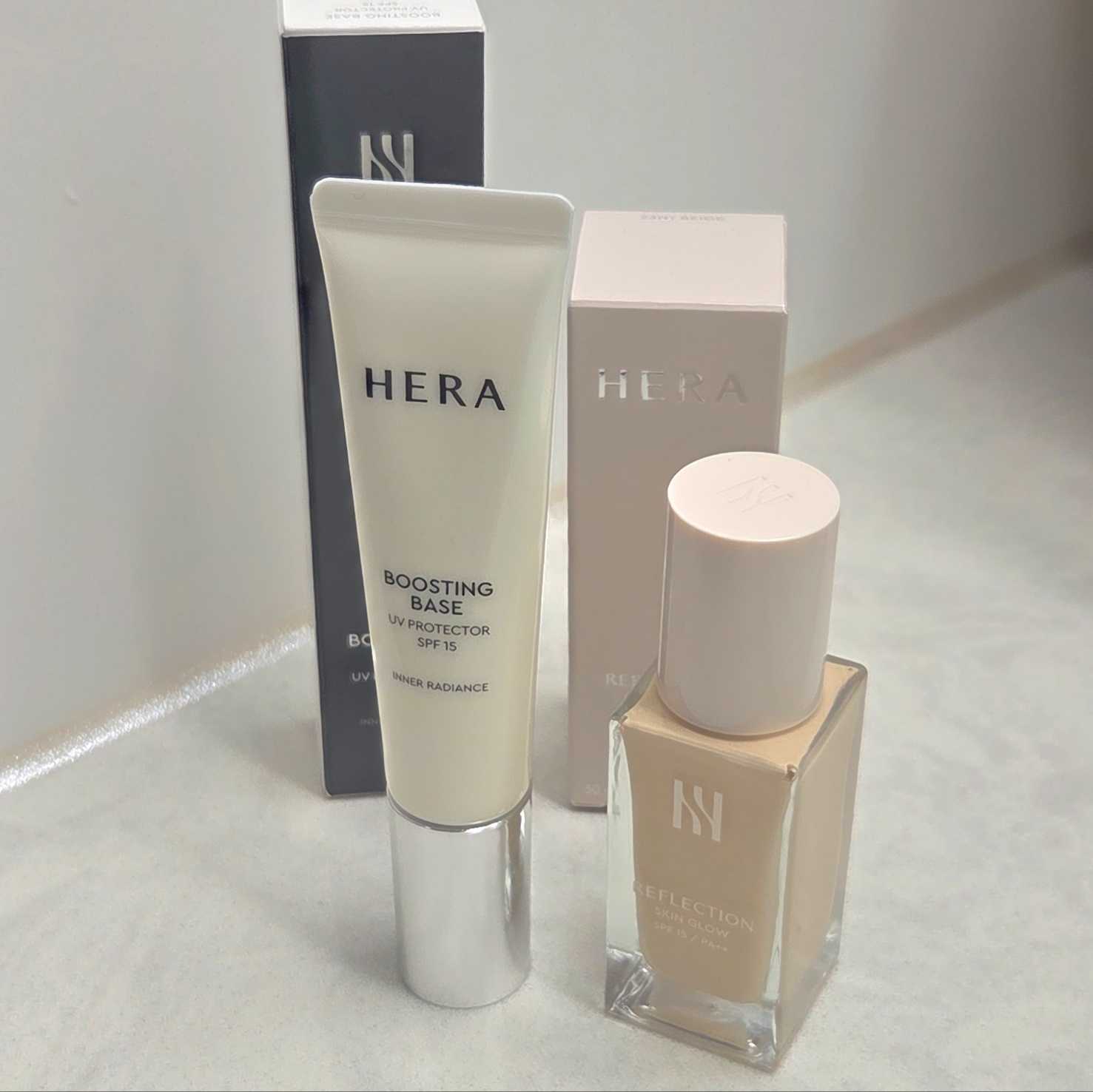 リフレクション スキングロウファンデーション/HERA/リキッドファンデーションを使ったクチコミ（1枚目）