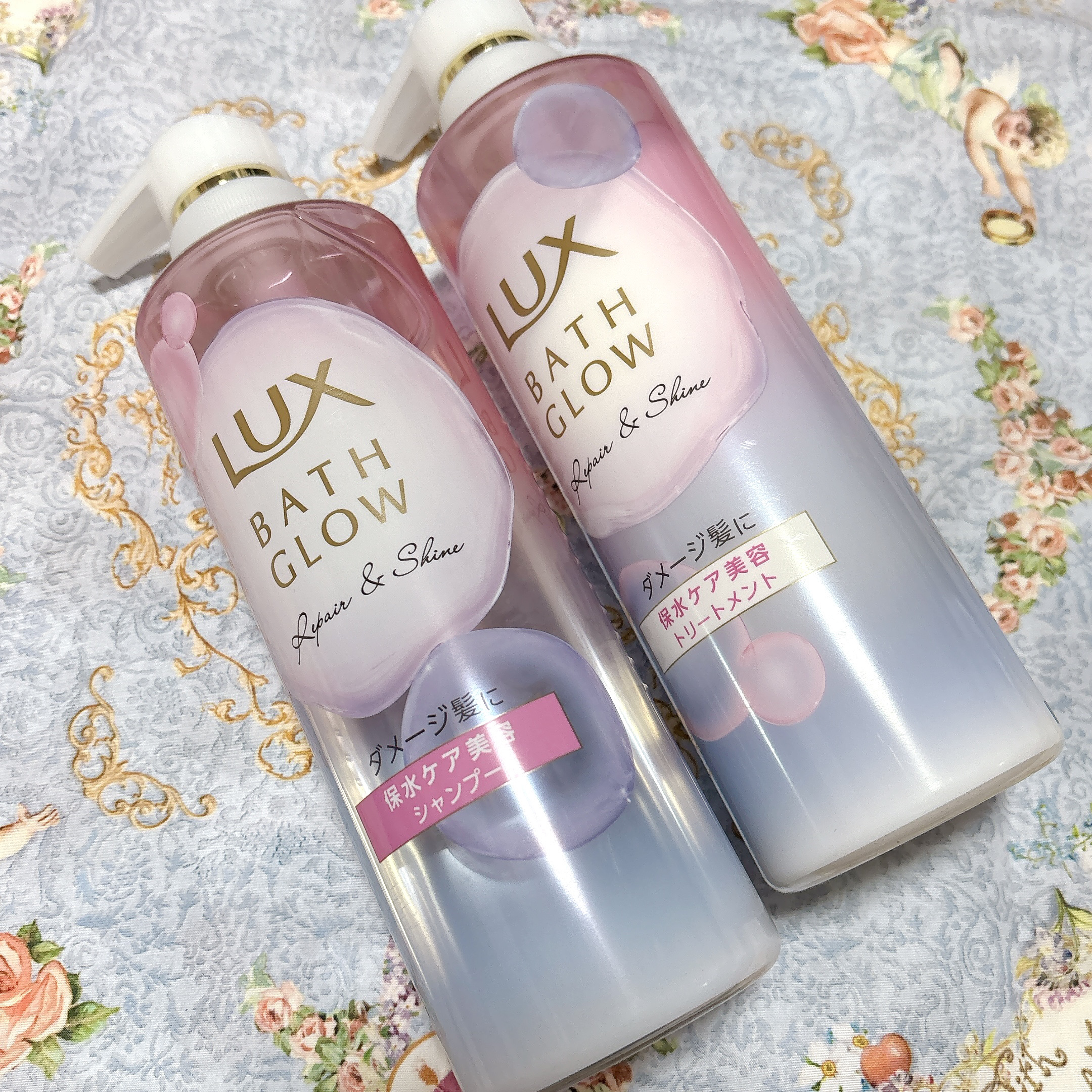 バスグロウ ストレート&シャイン シャンプー/トリートメント/LUX/市販シャンプーを使ったクチコミ（3枚目）