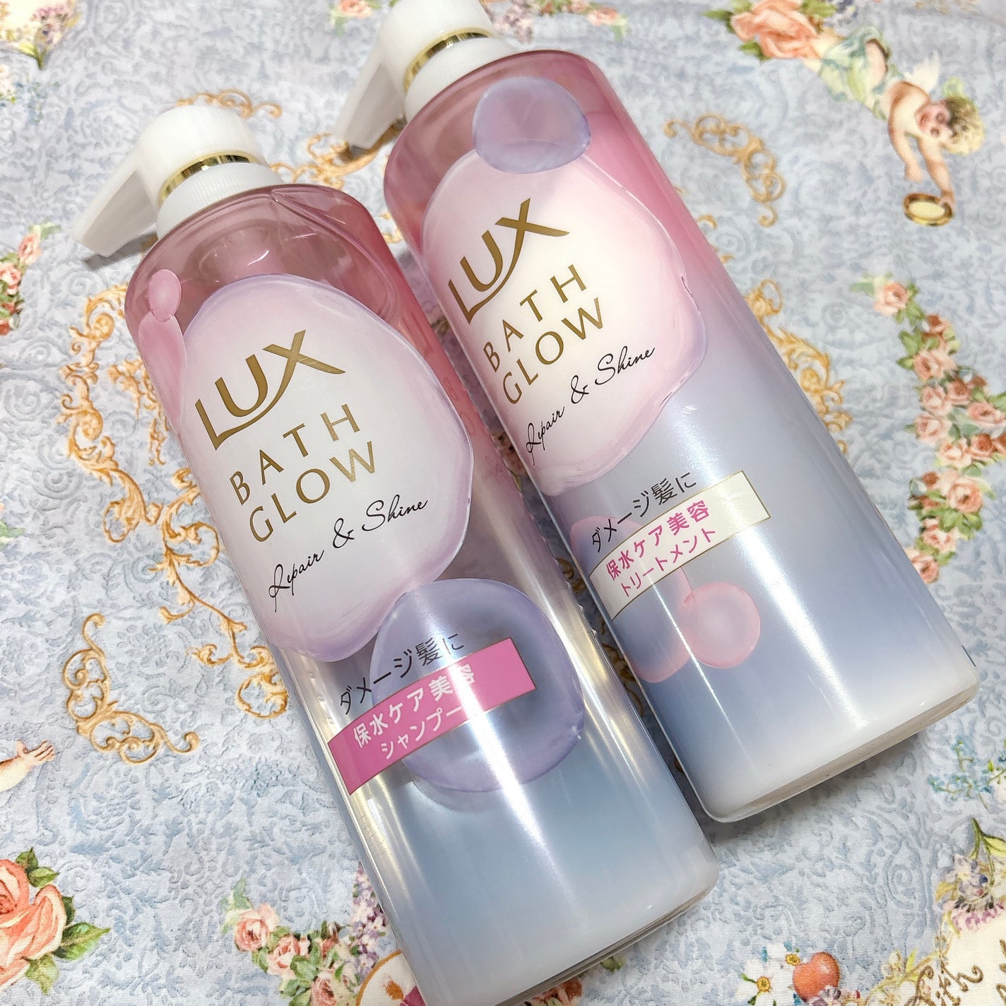 バスグロウ ストレート&シャイン シャンプー/トリートメント/LUX/市販シャンプーを使ったクチコミ(3枚目)