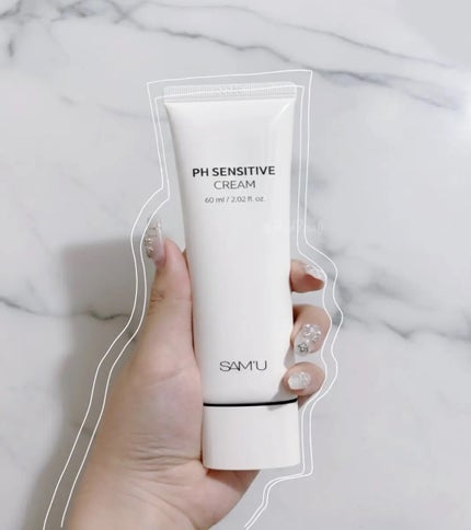 PHセンシティブクリームチューブ 60ml/SAM'U/フェイスクリームを使ったクチコミ(1枚目)