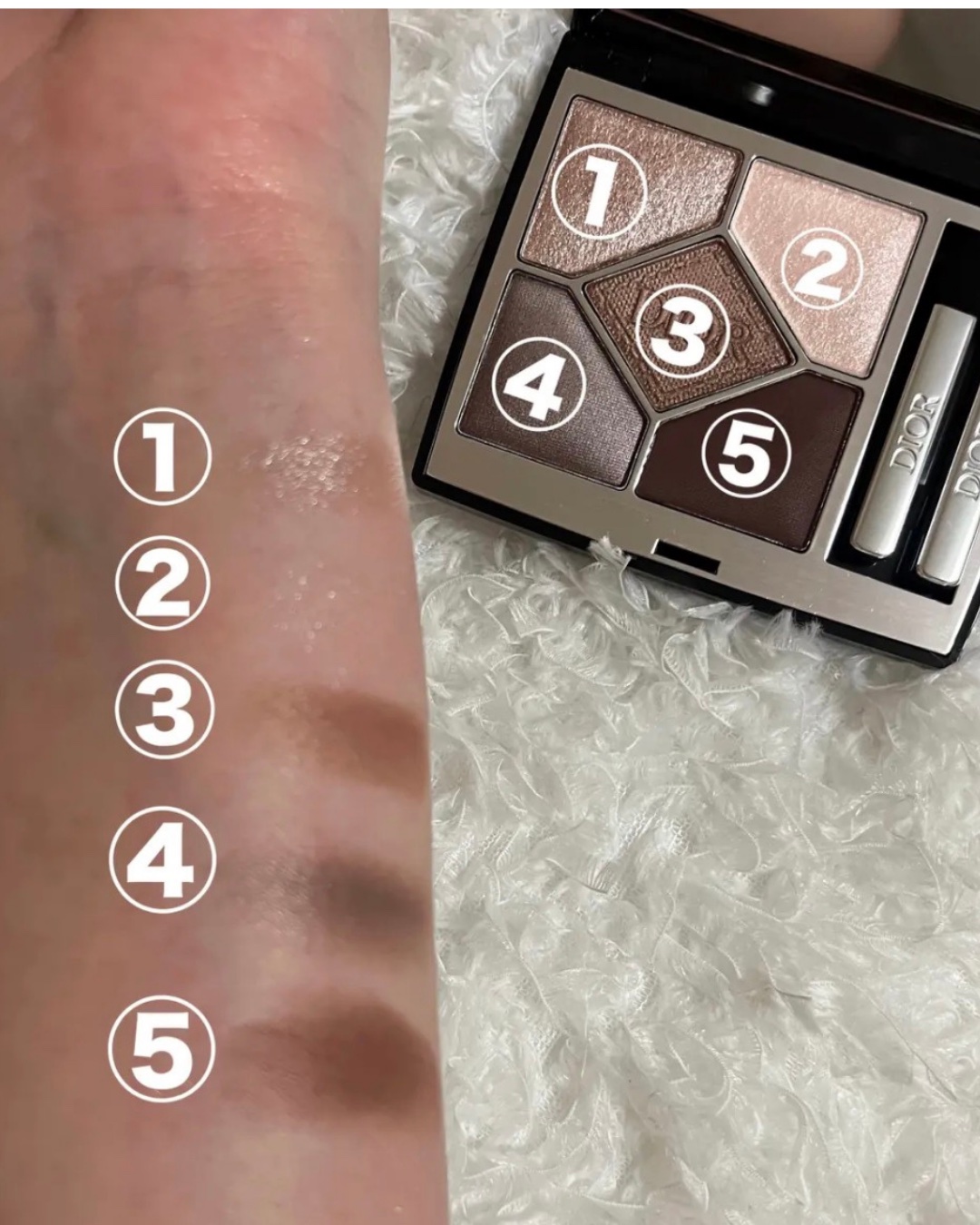 ディオールショウ サンク クルール/Dior/アイシャドウを使ったクチコミ（3枚目）