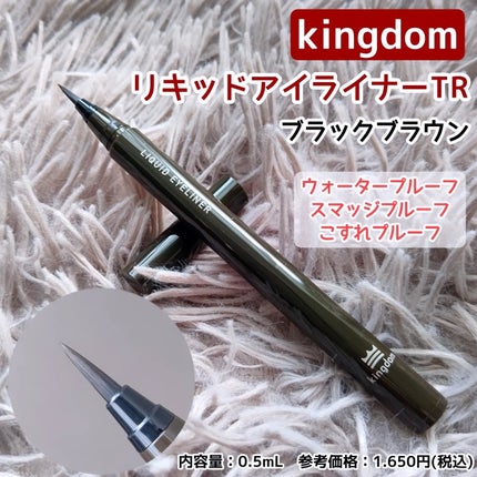 リキッドアイライナーTP/キングダム/リキッドアイライナーを使ったクチコミ(1枚目)