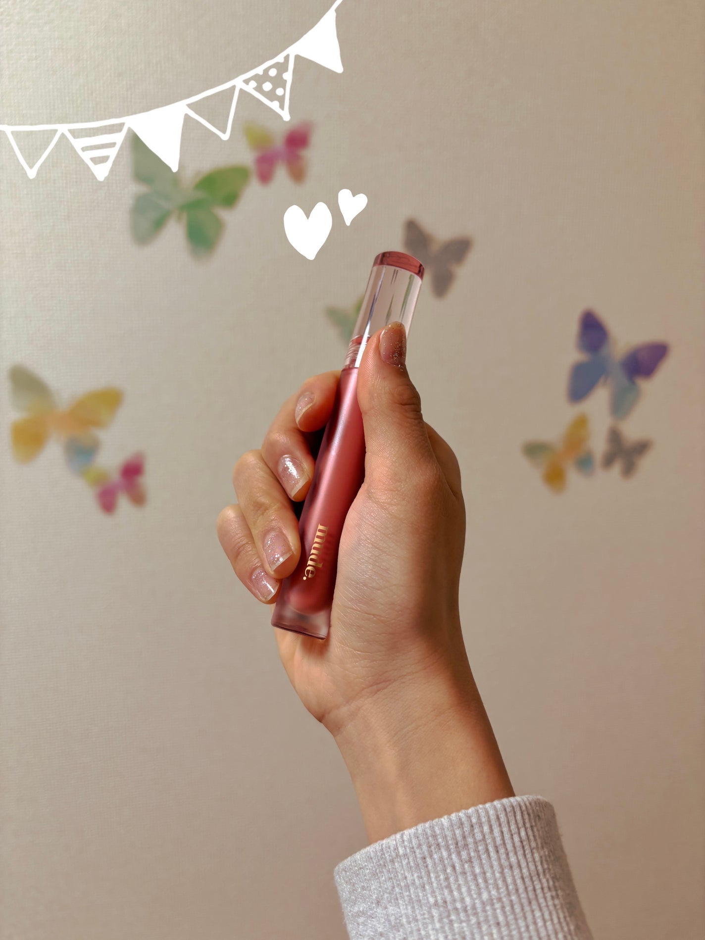 ソフトブラーティント/mude./リップティントを使ったクチコミ(1枚目)