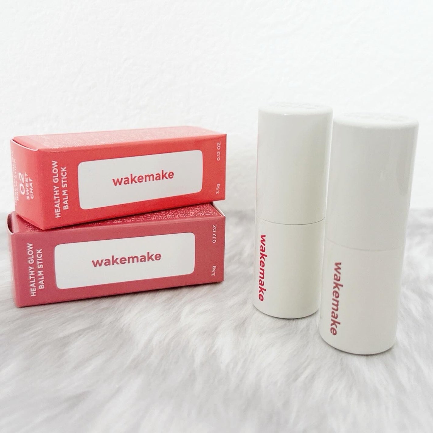 ヘルシーグロウバームスティック/wakemake/口紅を使ったクチコミ(2枚目)