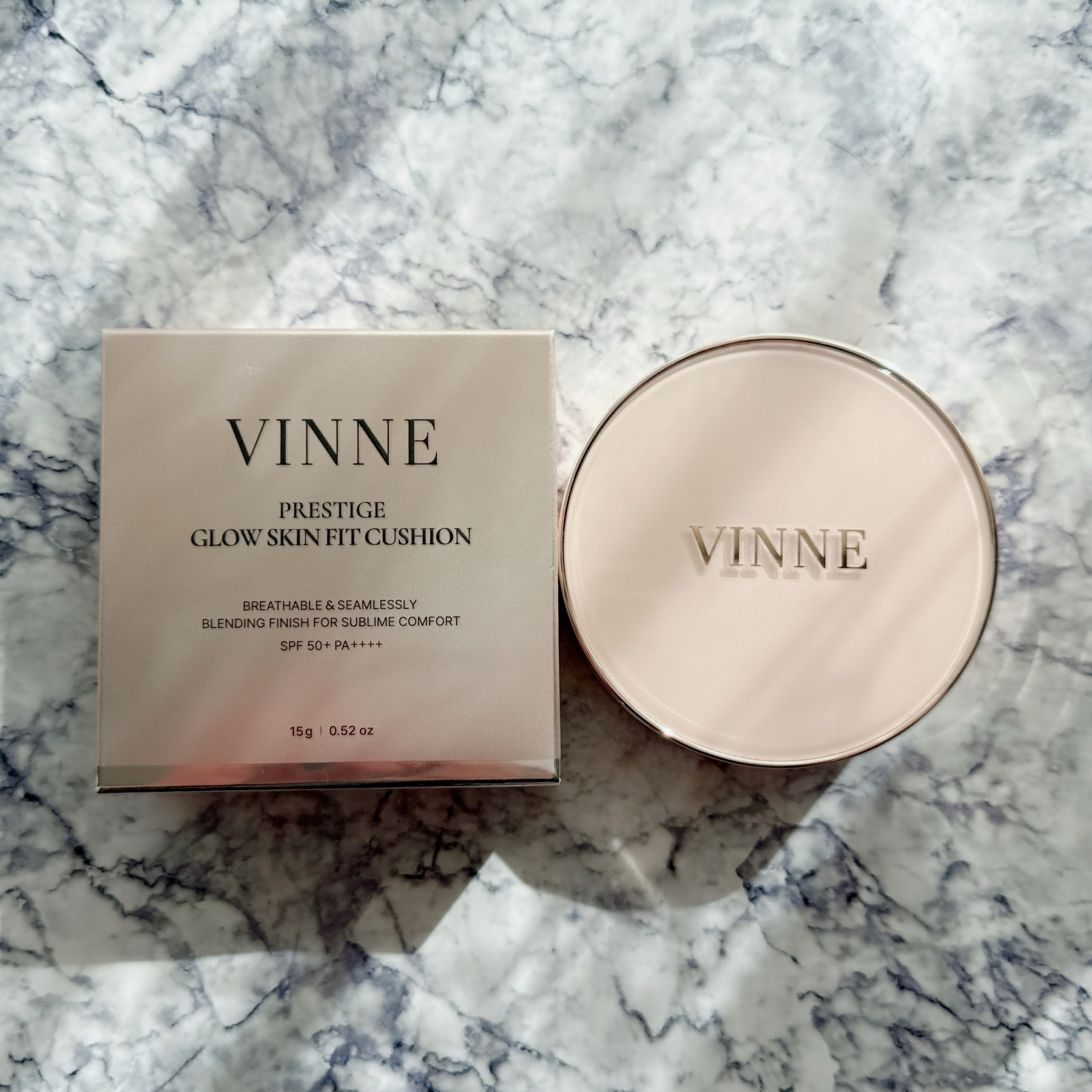 プレステージグロウスキンフィットクッション/VINNE /クッションファンデーションを使ったクチコミ（2枚目）