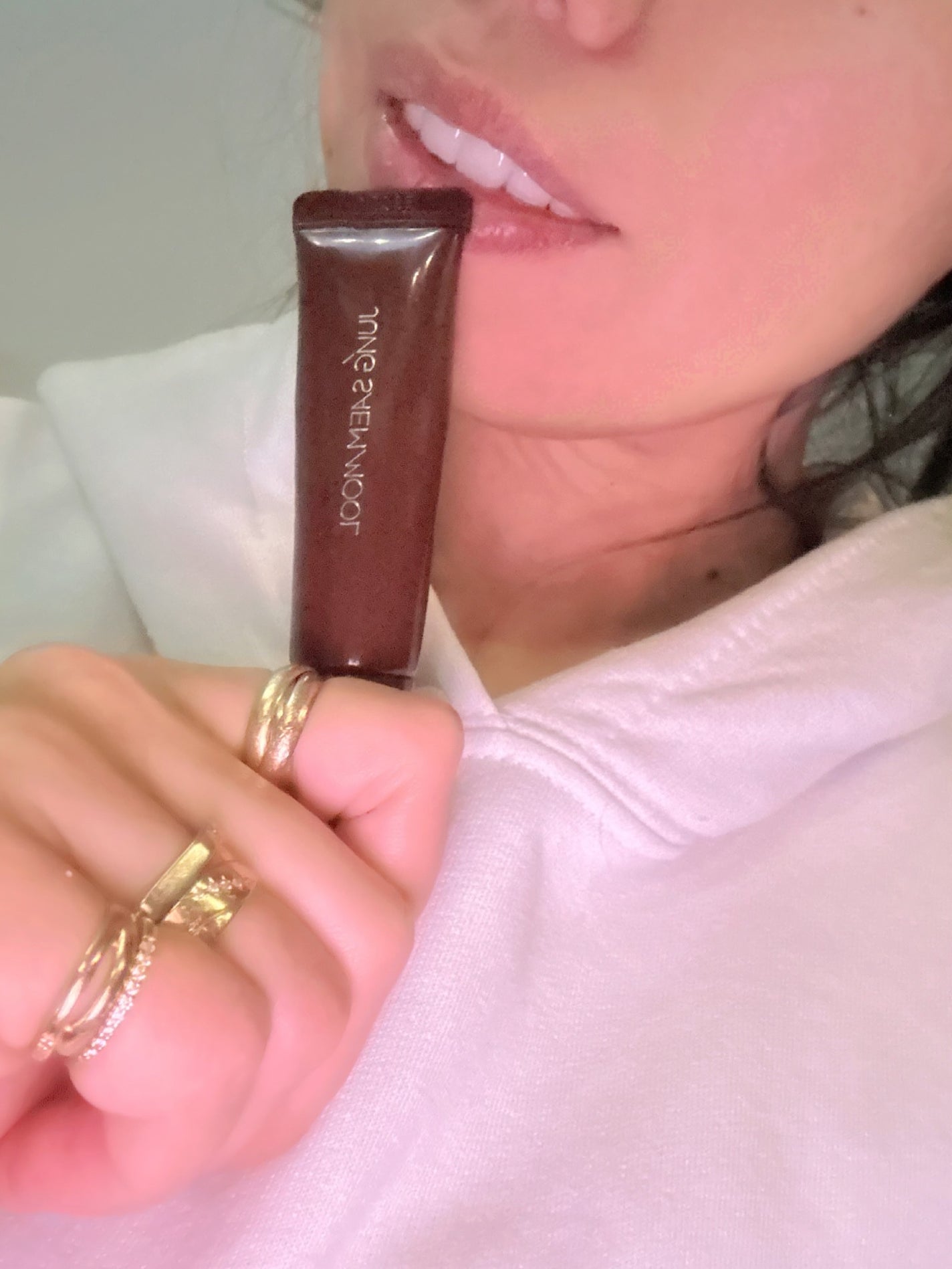 リッププレッションメタルセラムグロス/JUNG SAEM MOOL/リップグロスを使ったクチコミ(4枚目)