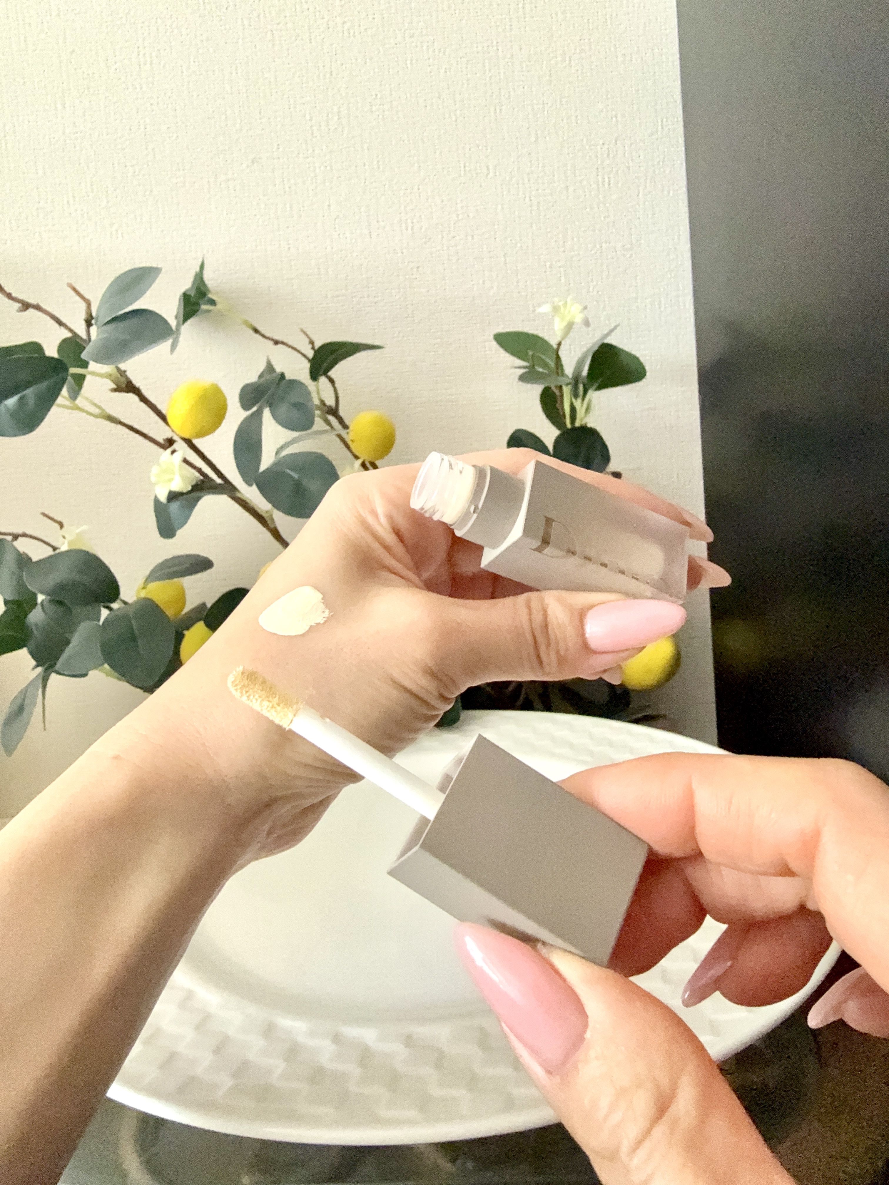 ライトベールカラーコレクター/Dinto/リキッドコンシーラーを使ったクチコミ（2枚目）