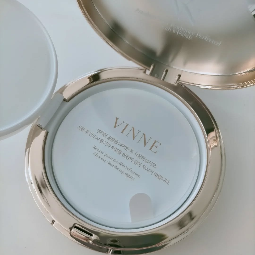 プレステージグロウスキンフィットクッション/VINNE /クッションファンデーションを使ったクチコミ(4枚目)