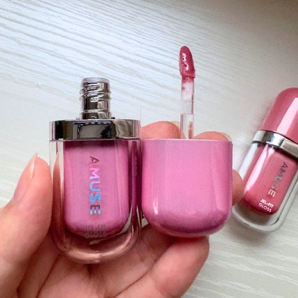 ジェルフィットグロス/AMUSE/リップグロスを使ったクチコミ(2枚目)