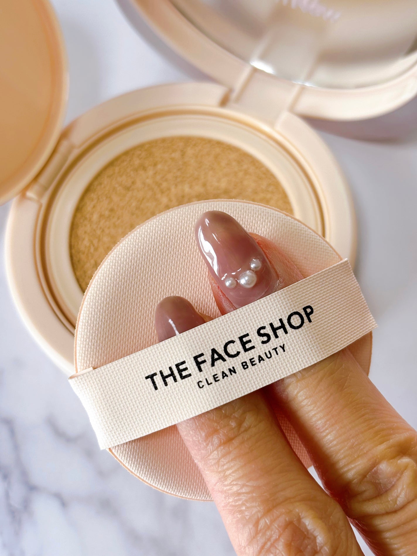 インクラスティングクッションファンデーション/THE FACE SHOP/クッションファンデーションを使ったクチコミ(3枚目)