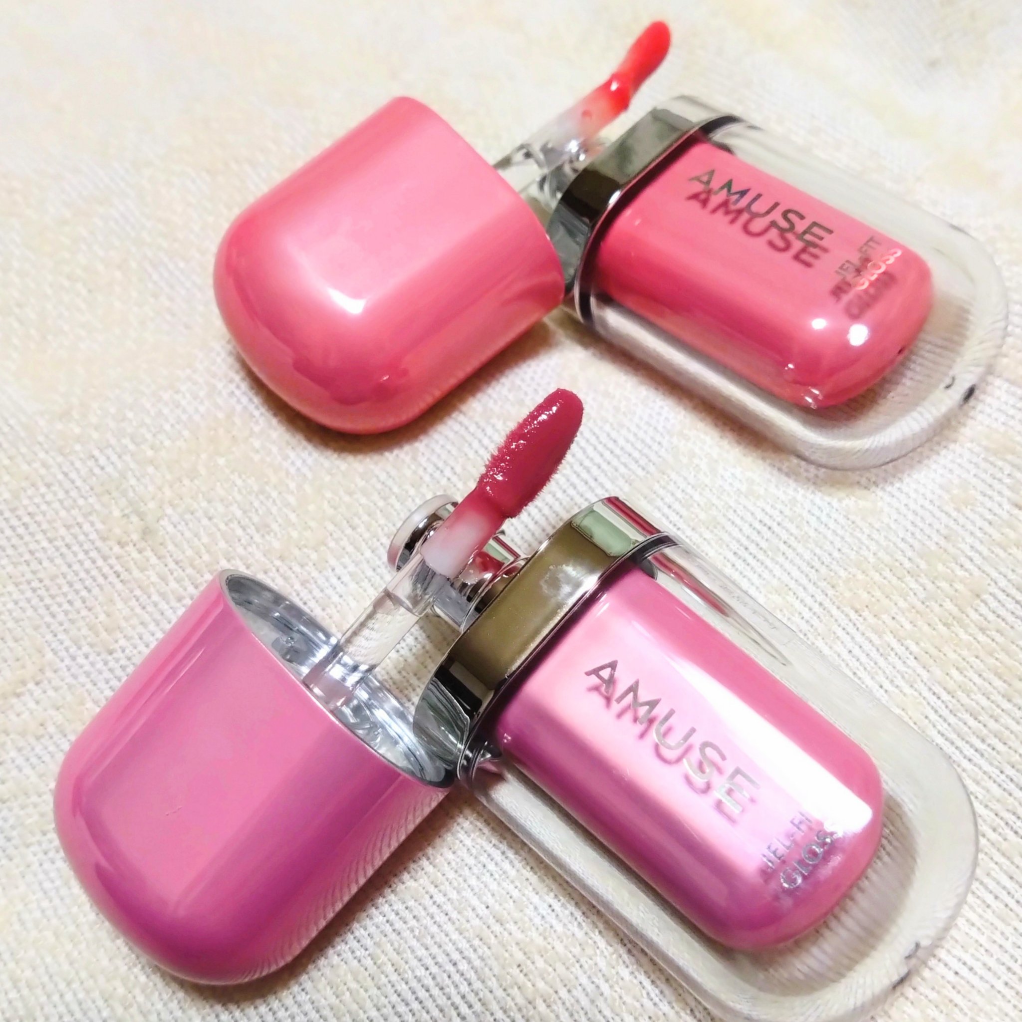 ジェルフィットグロス/AMUSE/リップグロスを使ったクチコミ（2枚目）