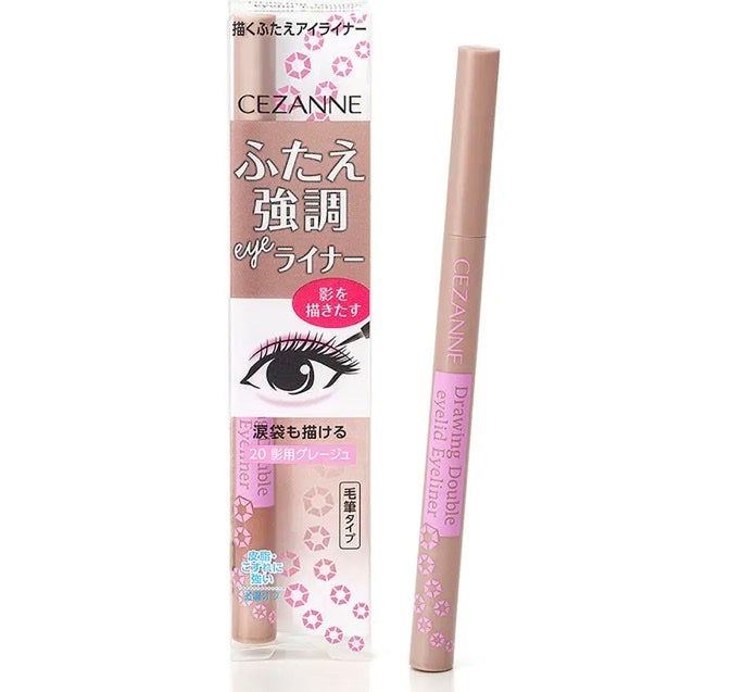 描くふたえアイライナー/CEZANNE/リキッドアイライナーを使ったクチコミ(1枚目)