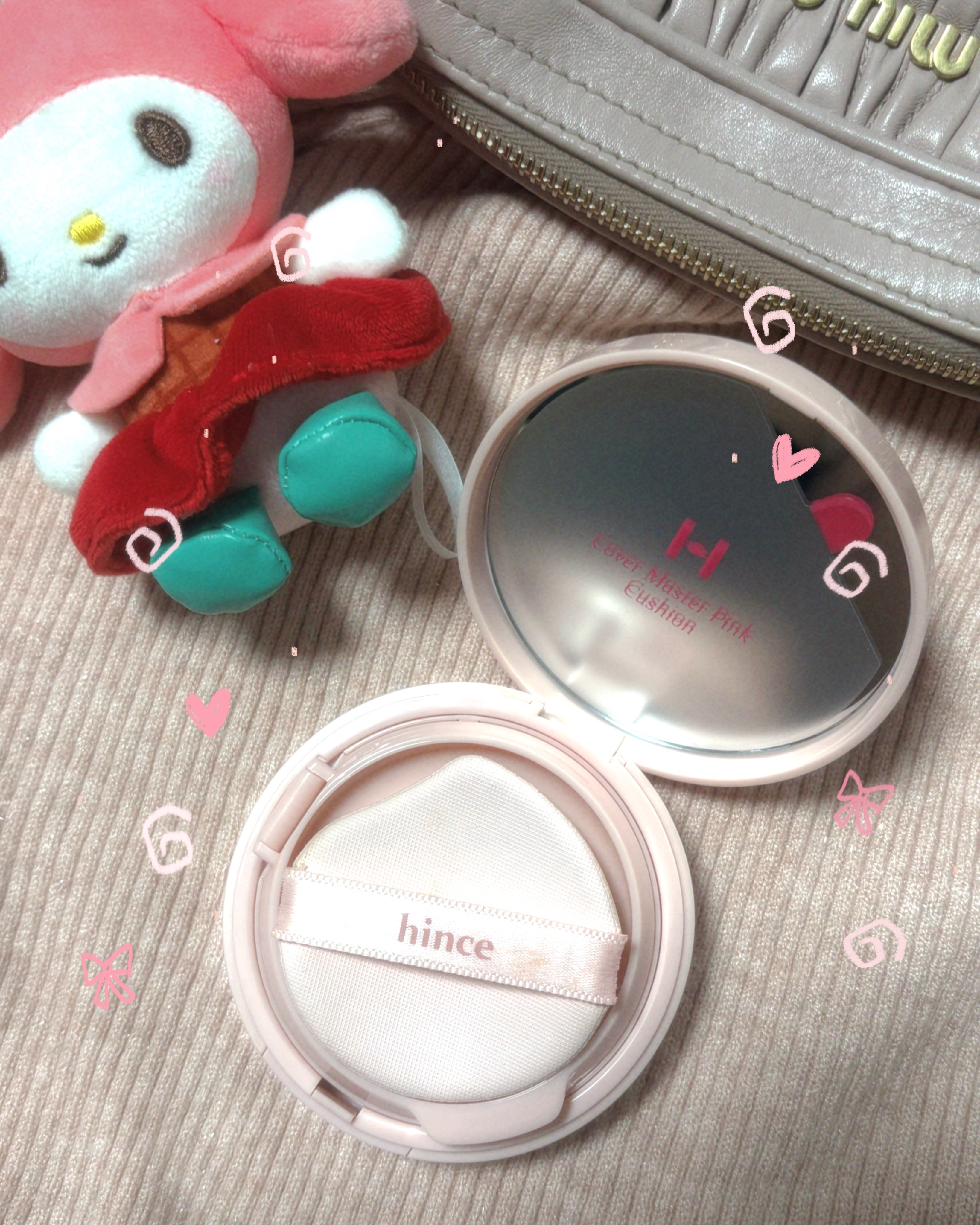 カバーマスターピンククッション/hince/クッションファンデーションを使ったクチコミ（2枚目）