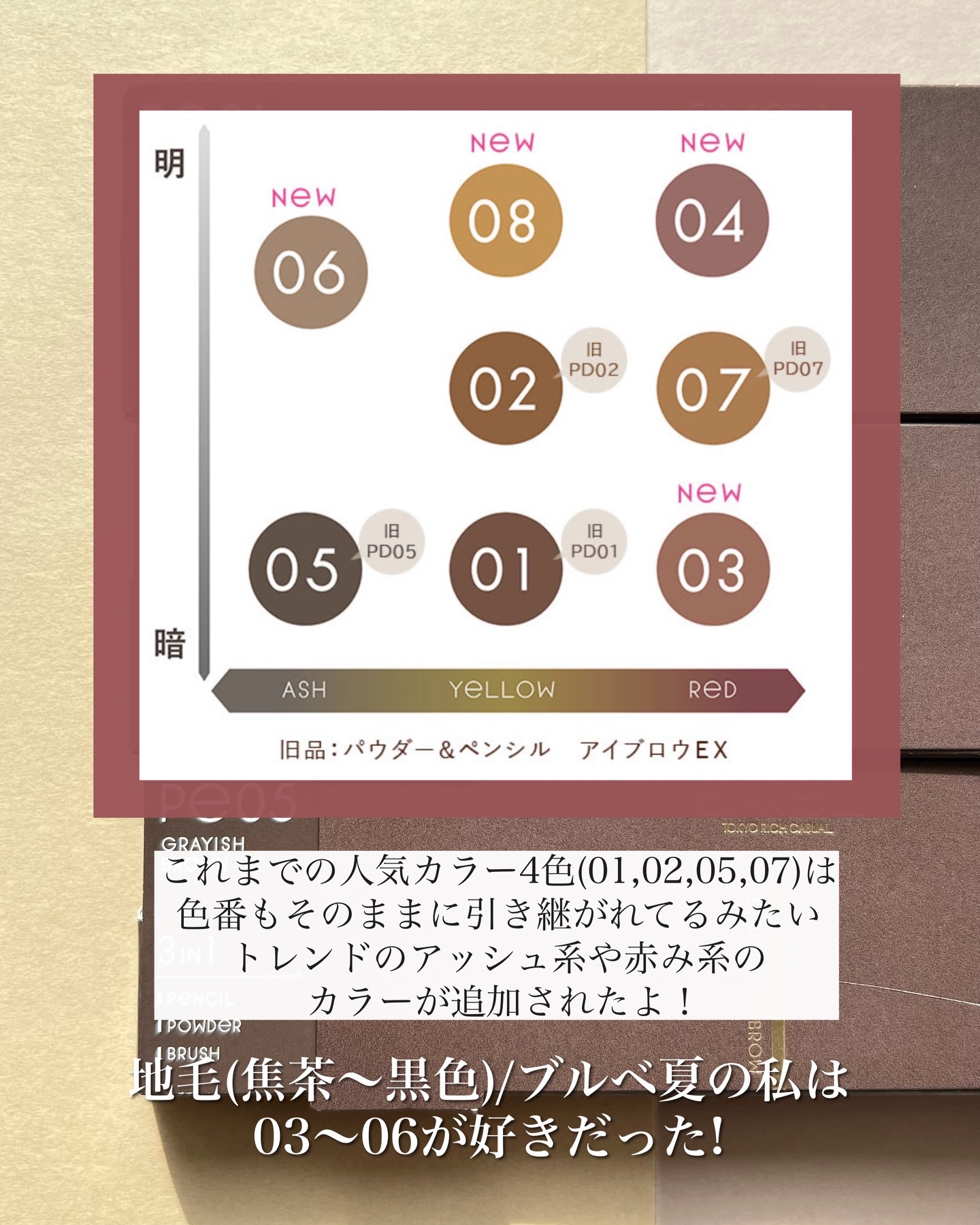 エクセル ザ プライムアイブロウ/excel/アイブロウペンシルを使ったクチコミ（3枚目）