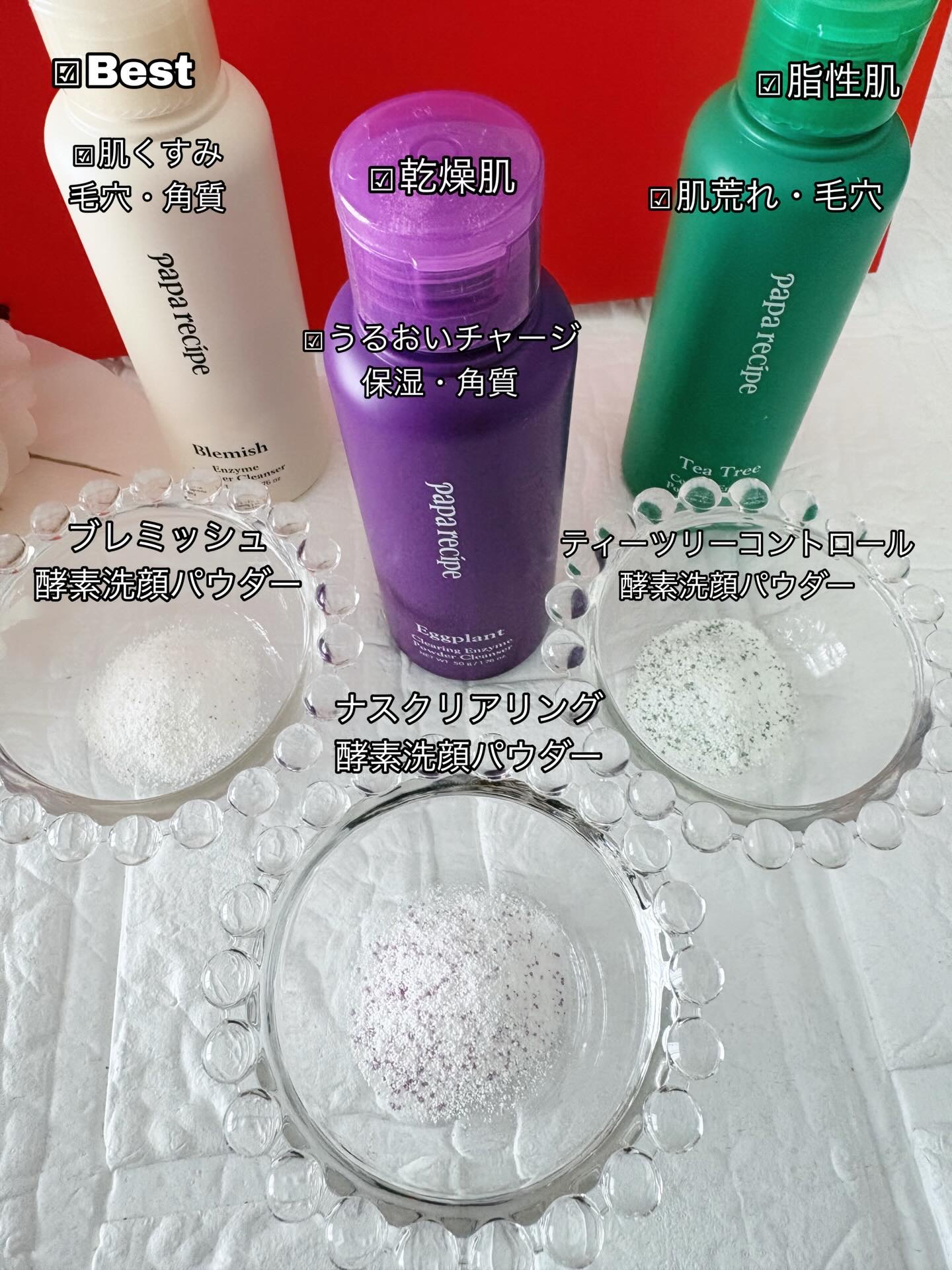 ブレミッシュ 酵素 洗顔パウダー/PAPA RECIPE/洗顔パウダーを使ったクチコミ（2枚目）