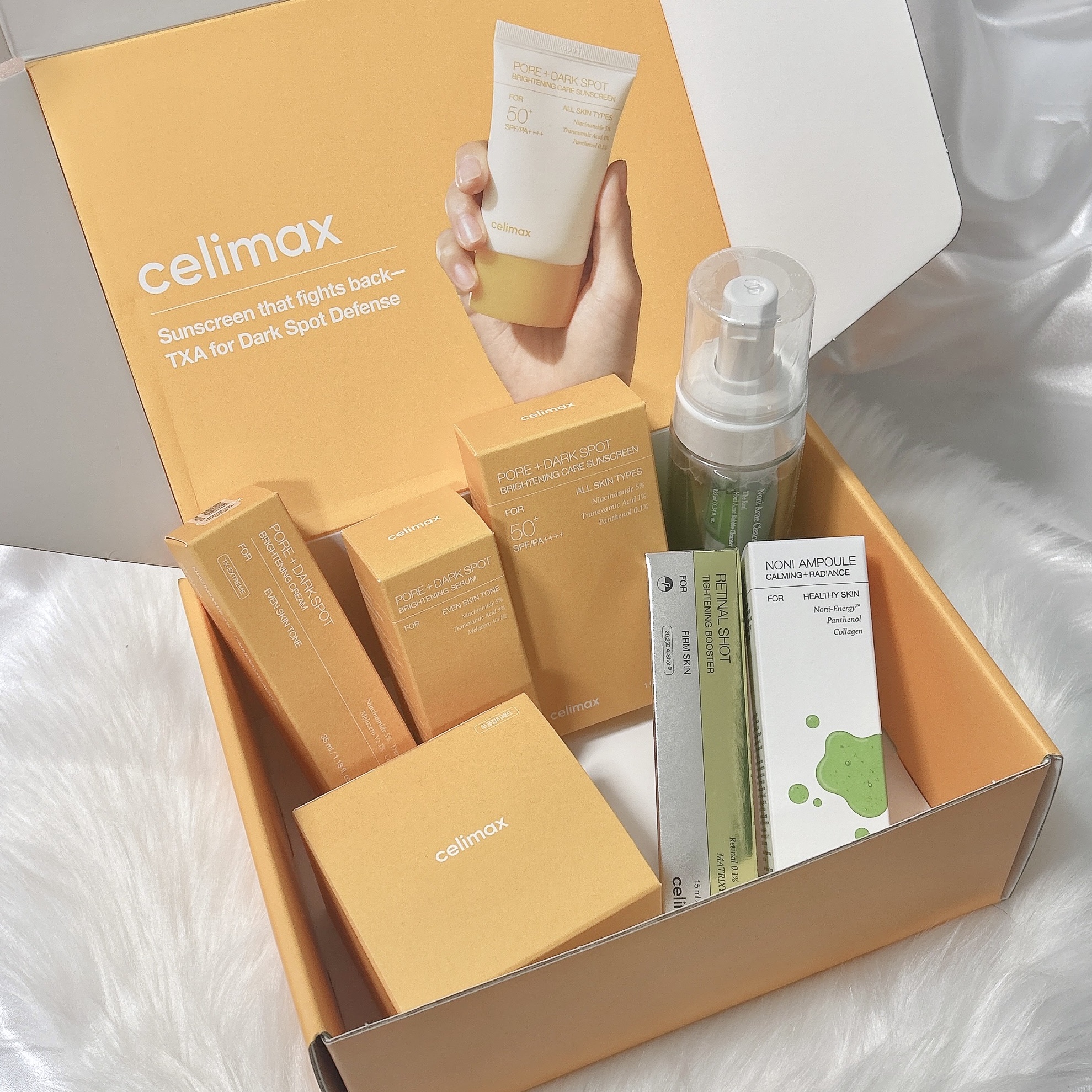 ポアブライトニングケアサンクリーム/celimax/日焼け止めクリームを使ったクチコミ（2枚目）