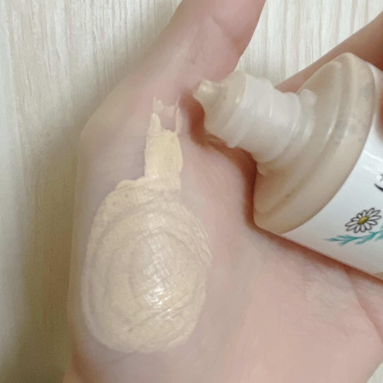 ははぎく水おしろい/ははぎく水おしろい/リキッドファンデーションを使ったクチコミ（2枚目）