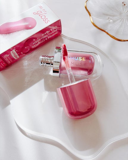 ジェルフィットグロス/AMUSE/リップグロスを使ったクチコミ(2枚目)