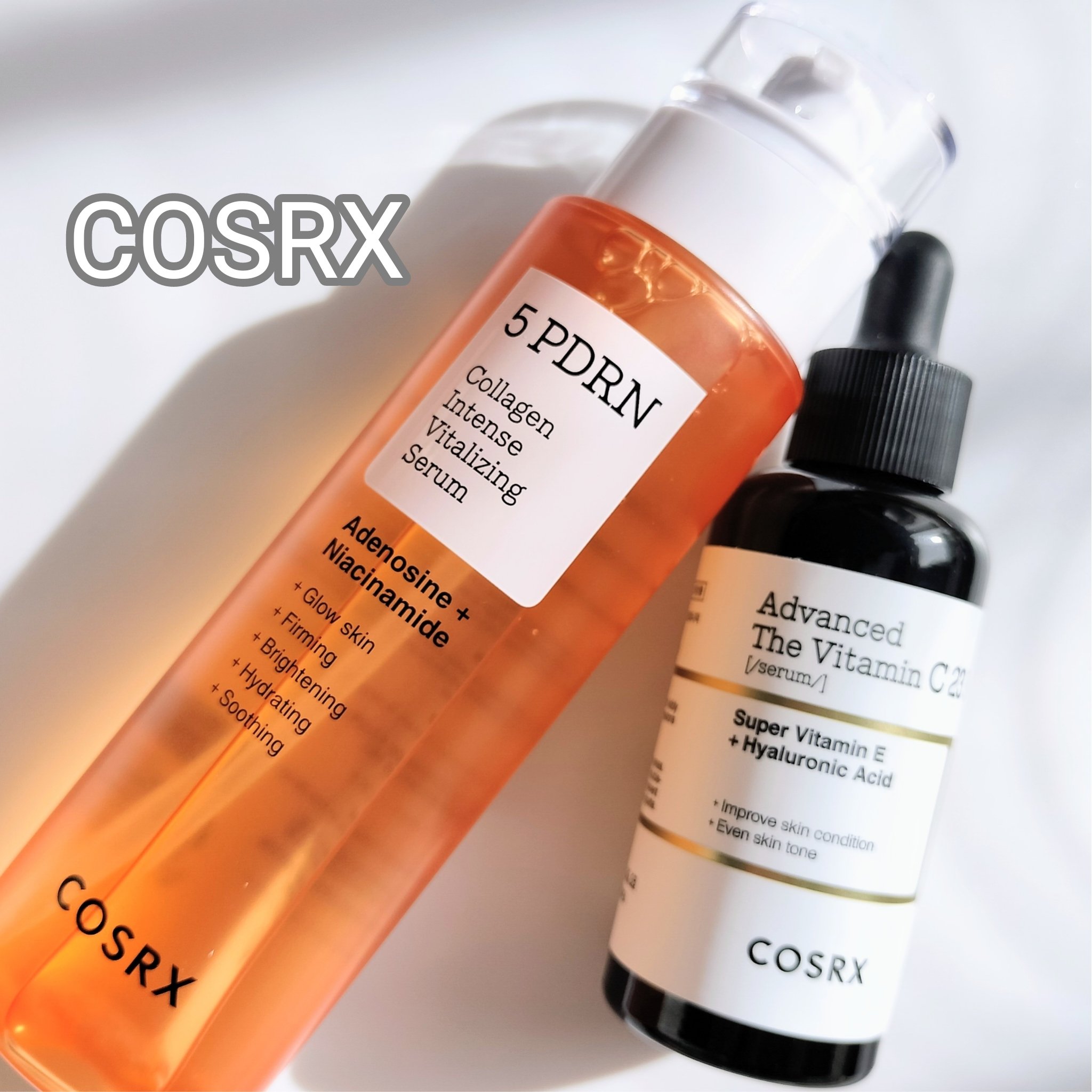 COSRXより商品提供いただき使用しました！

気になる2商品使ってみたよ🫡🩷

⭐Advanced The Vitamin C 23 Serum
（アドバンスドザ・ビタミンC23セラム)
20ml

純粋なビタミンCを23%も配合！
