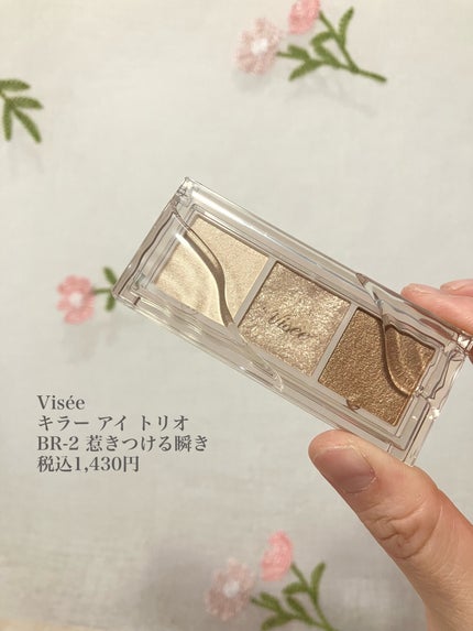 キラー アイ トリオ/Visée/アイシャドウパレットを使ったクチコミ(2枚目)